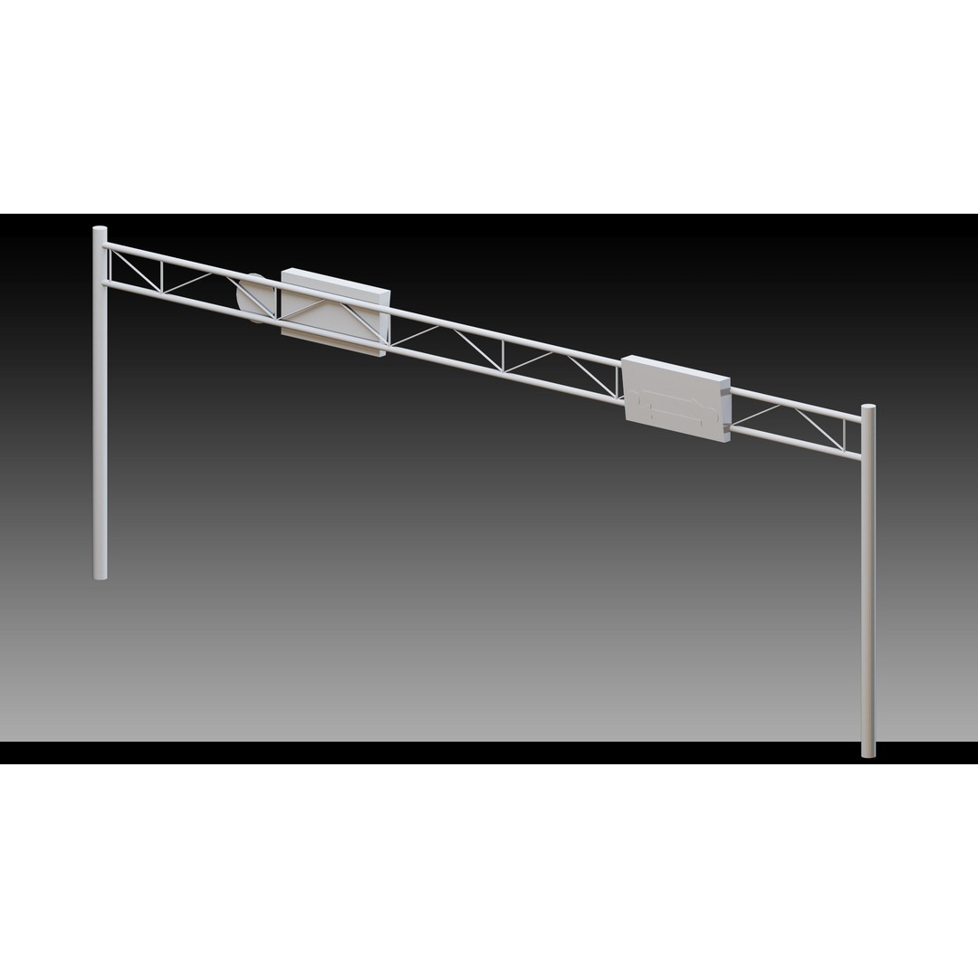 Billboard Props 3D Model – High Detail Polygon Mesh, FBX, OBJ - View 24