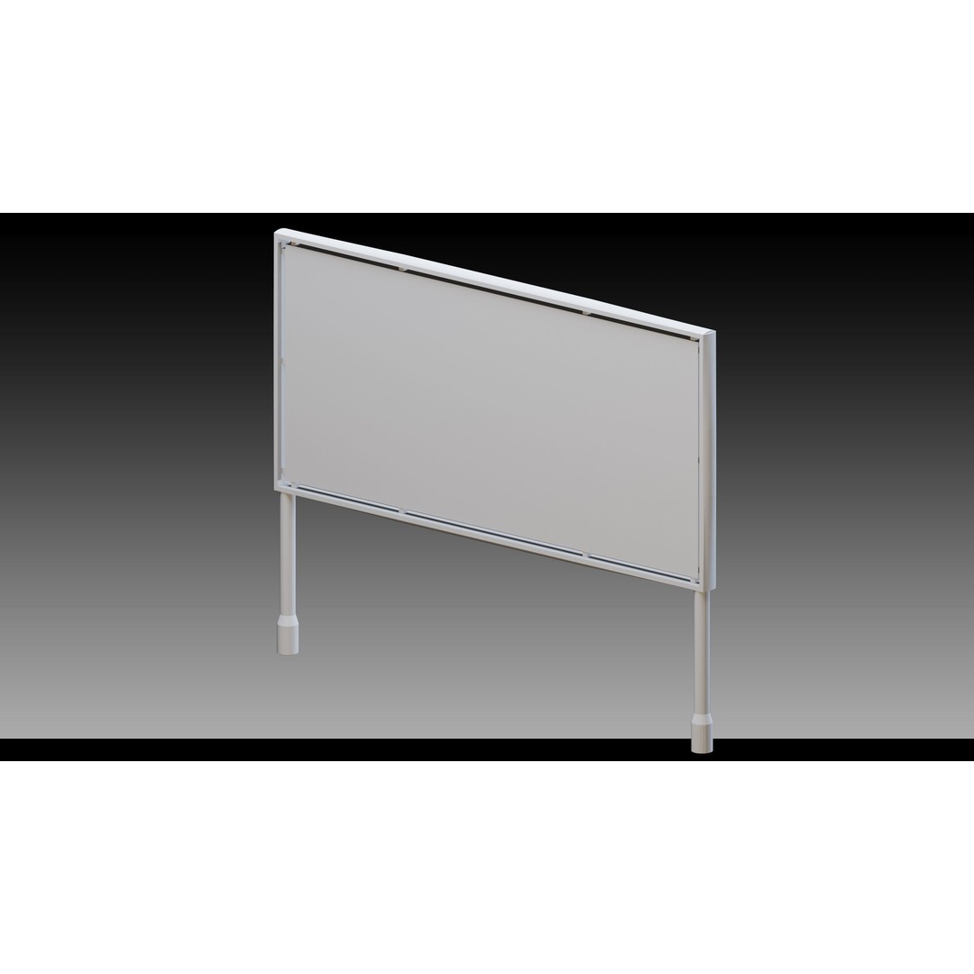 Billboard Props 3D Model – High Detail Polygon Mesh, FBX, OBJ - View 29