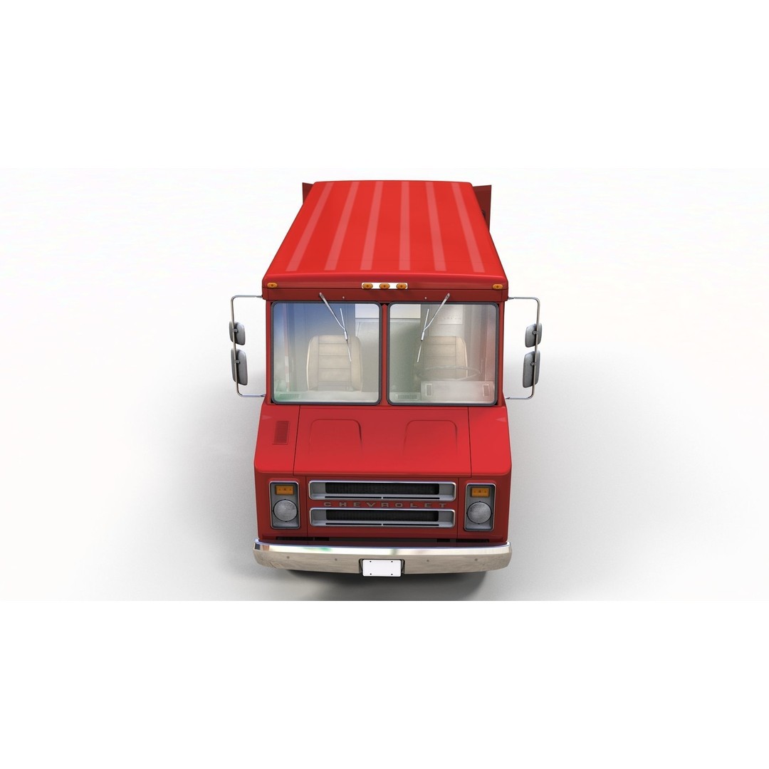 Panel Van 3D Model – Low Poly Game Ready Vehicle with PBR Textures - View 15