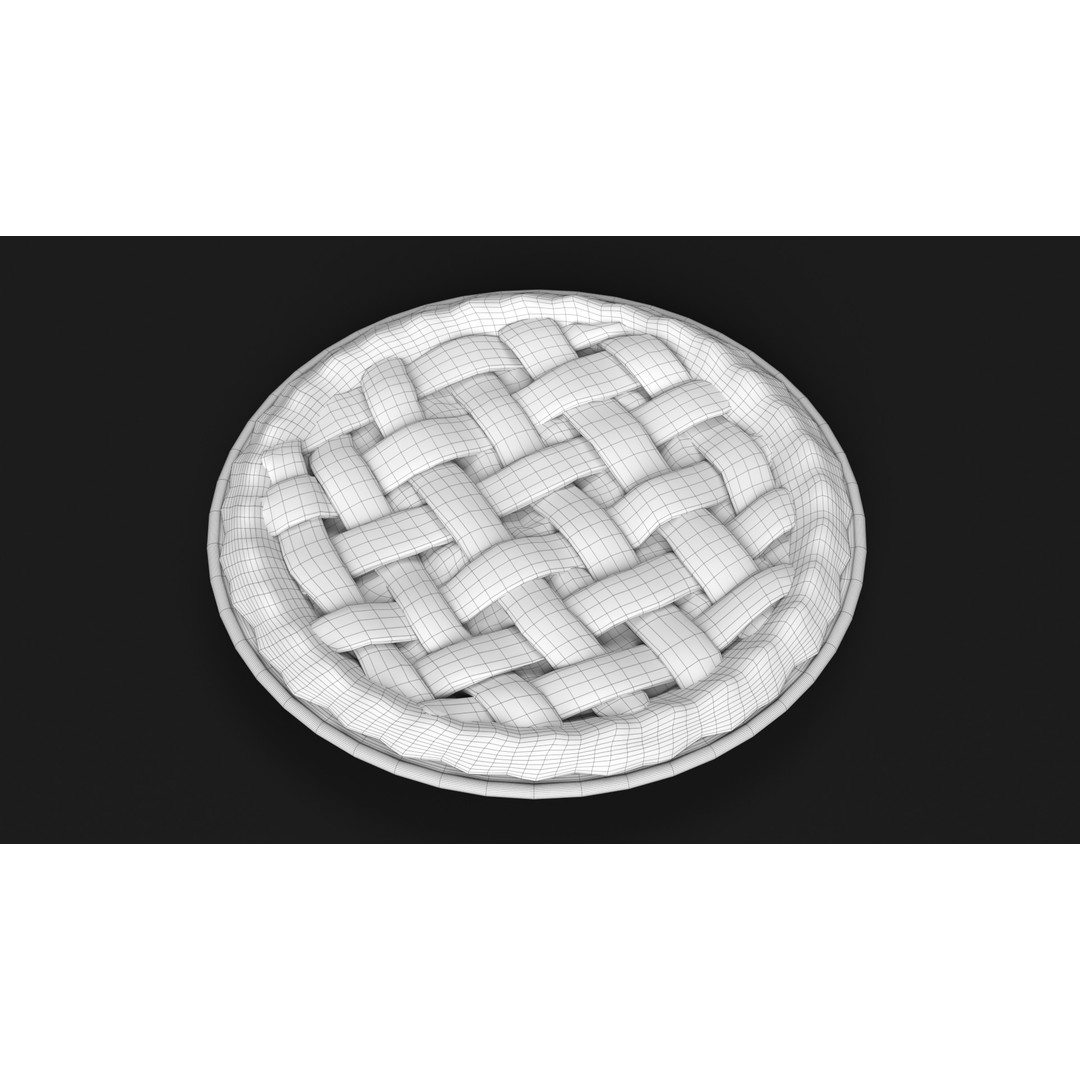 Cherry Pie 3D Model – Realistic PBR Game Asset, FBX - View 15