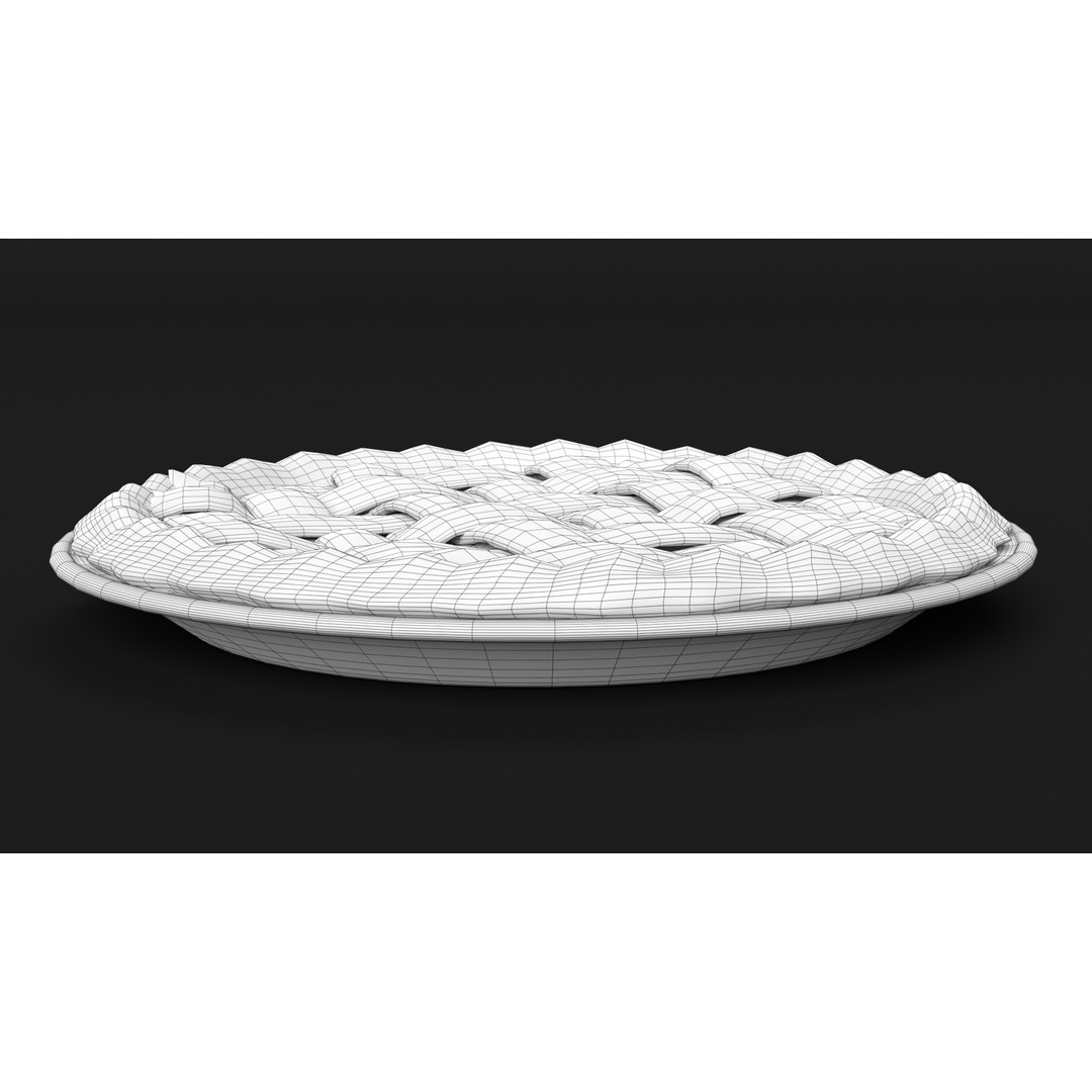 Cherry Pie 3D Model – Realistic PBR Game Asset, FBX - View 16