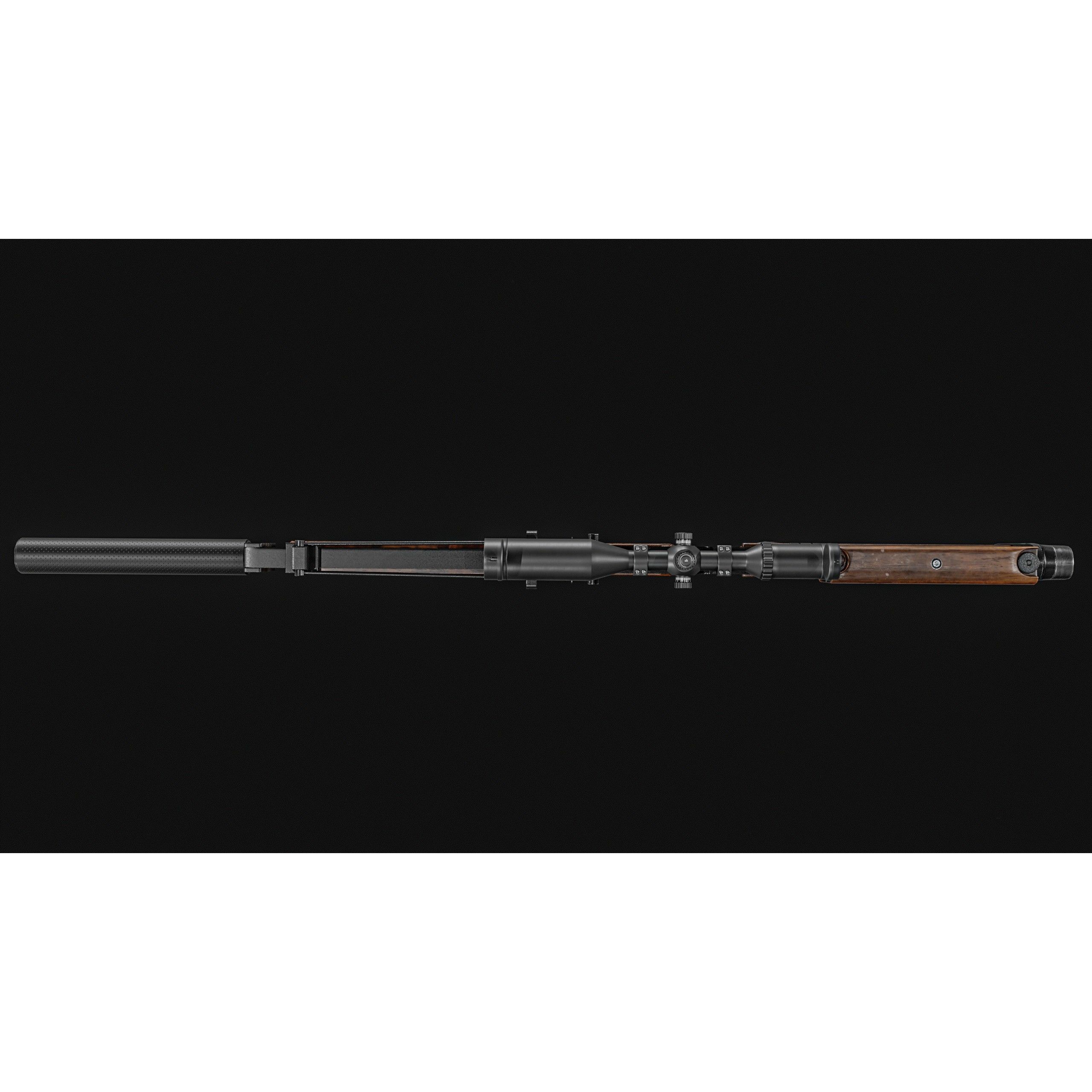 WA 2000 Sniper Rifle - Low-Poly Game-Ready 3D Model - View 36