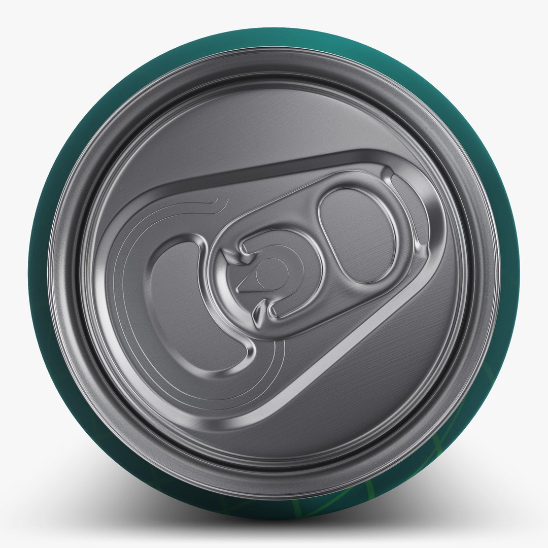 Aluminum Standard Can 330ml 3D Model – PBR Textured, Game-Ready Formats - View 10