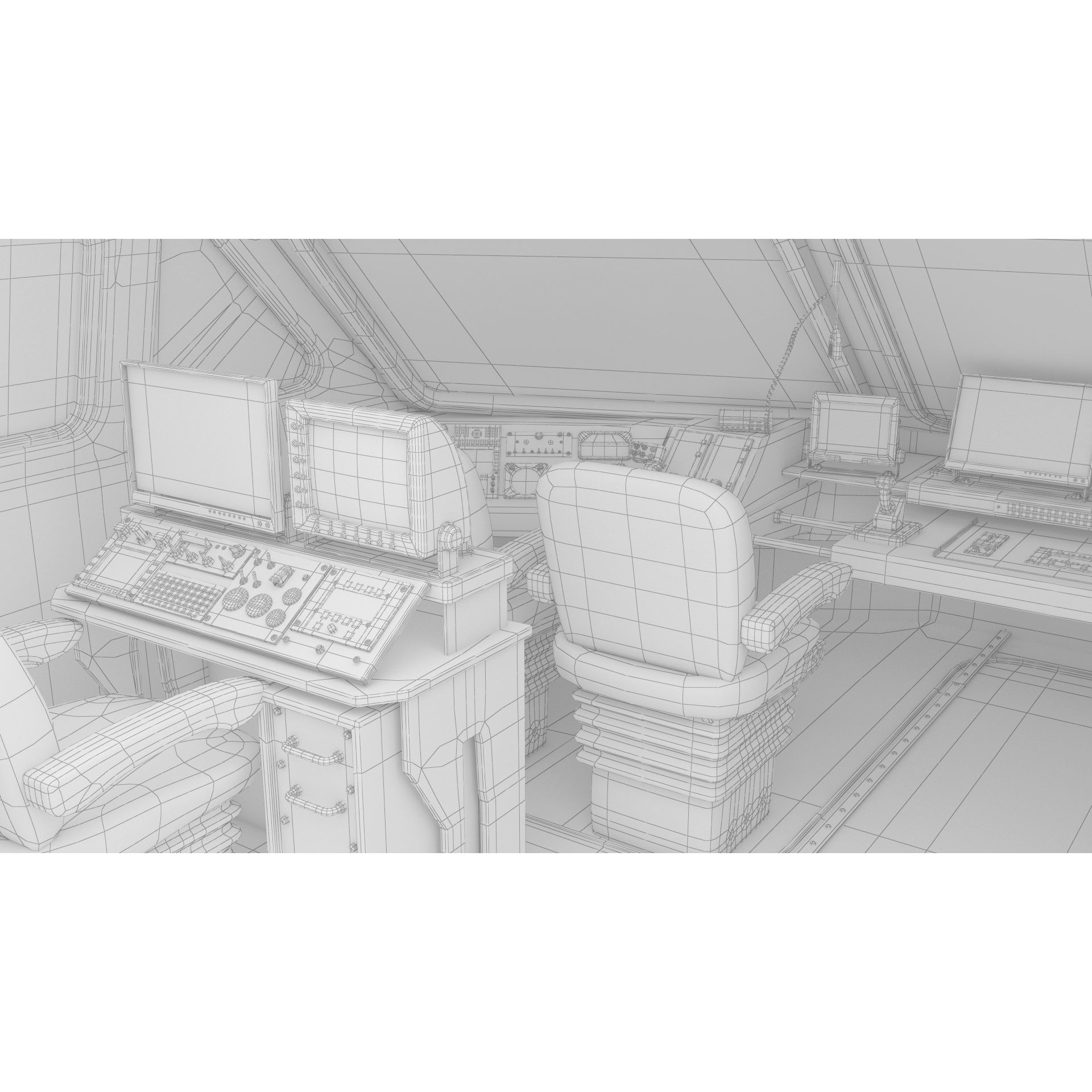 Coastal Command Patrol Boat - Game-Ready 3D Model - View 6