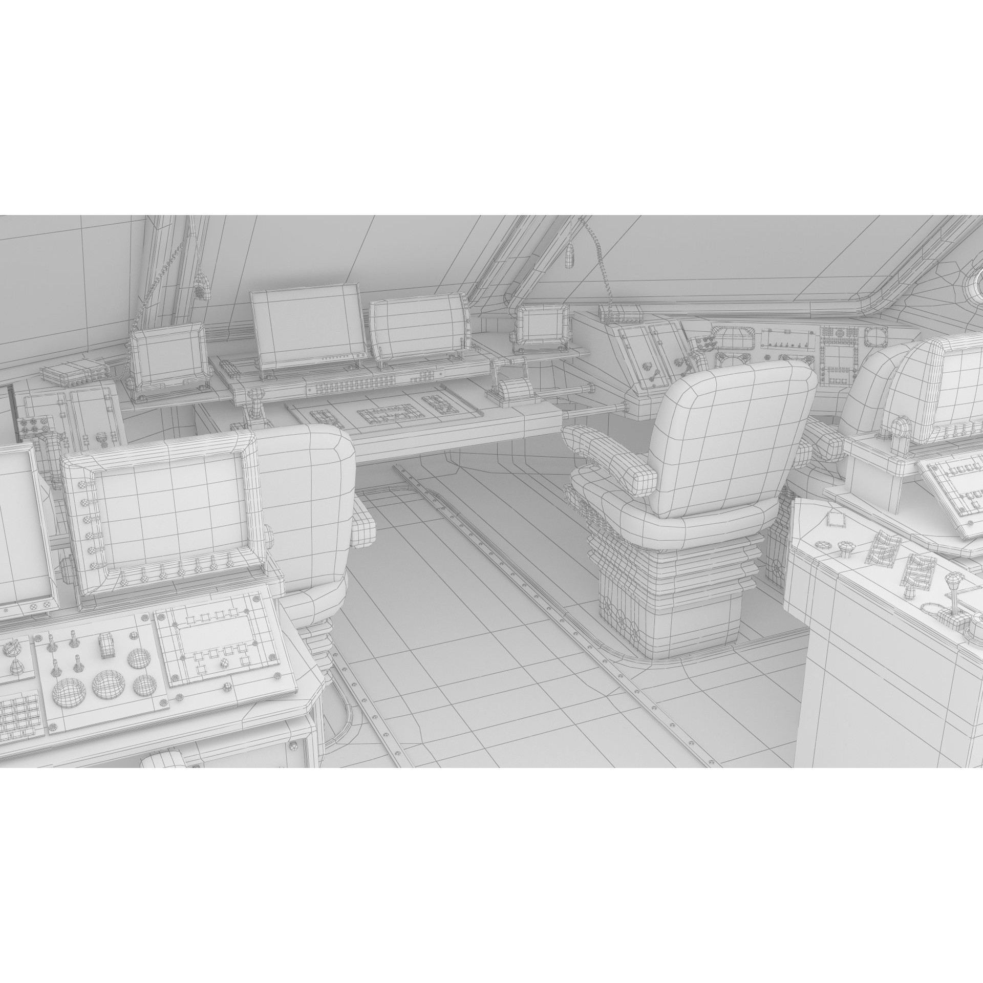 Coastal Command Patrol Boat - Game-Ready 3D Model - View 8