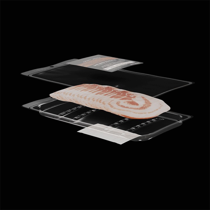 Uncured Pancetta 3D Model – Photorealistic PBR Asset, FBX - View 7