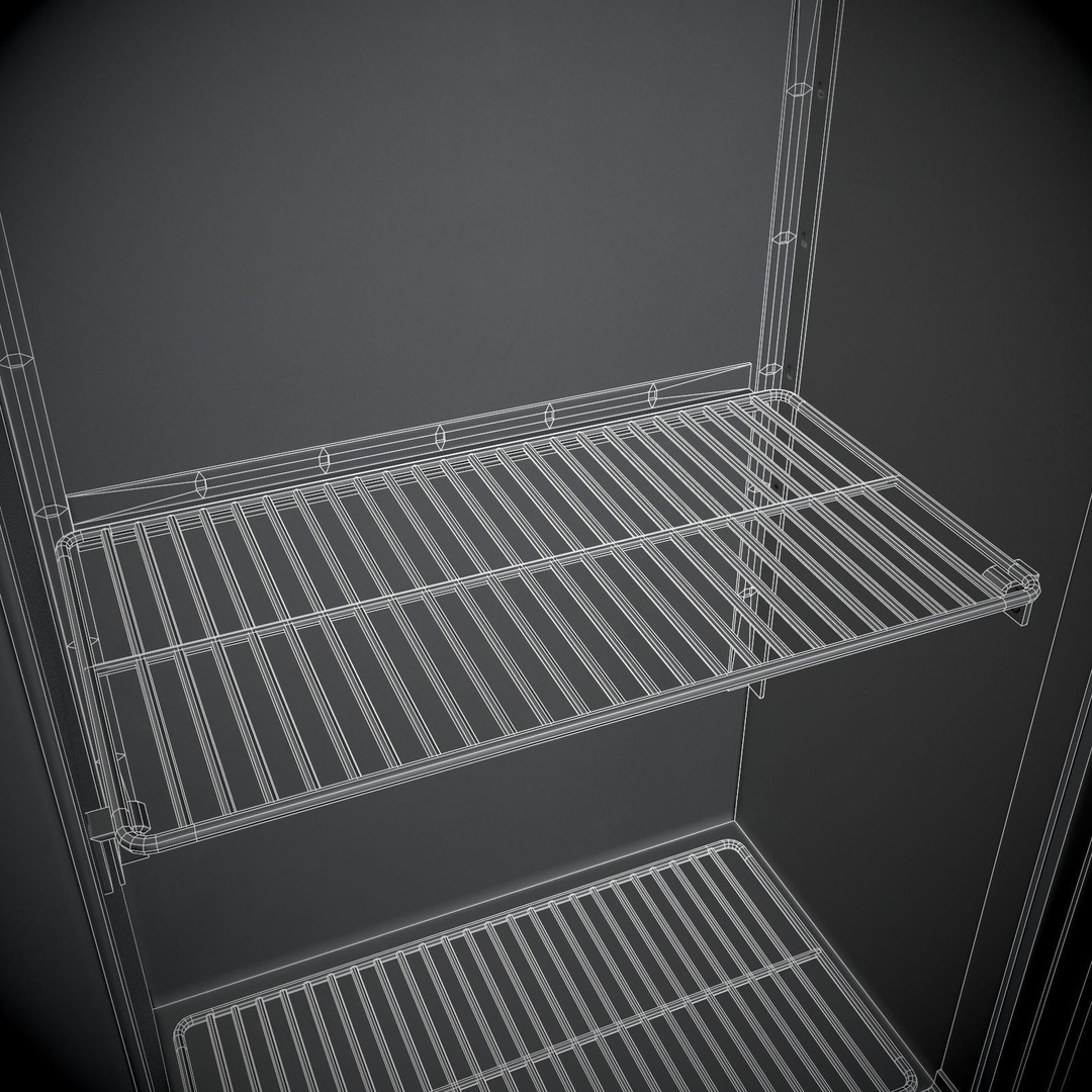 Refrigerator 3D Model – Low Poly Game Ready Asset, FBX, OBJ - View 14