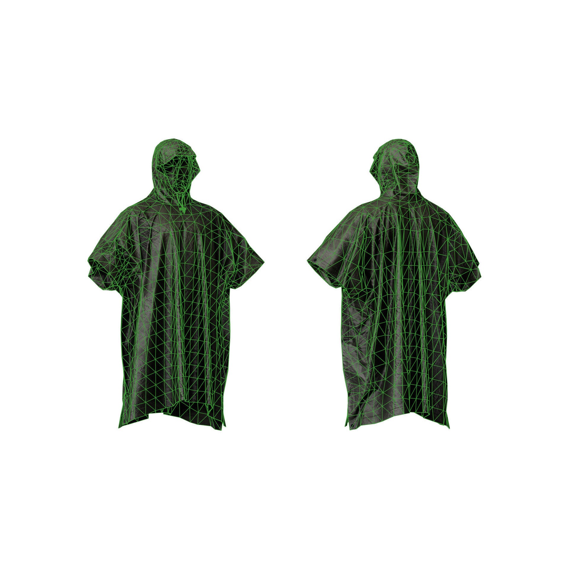 Valhalla Poncho - Low-Poly Game-Ready 3D Model - View 10