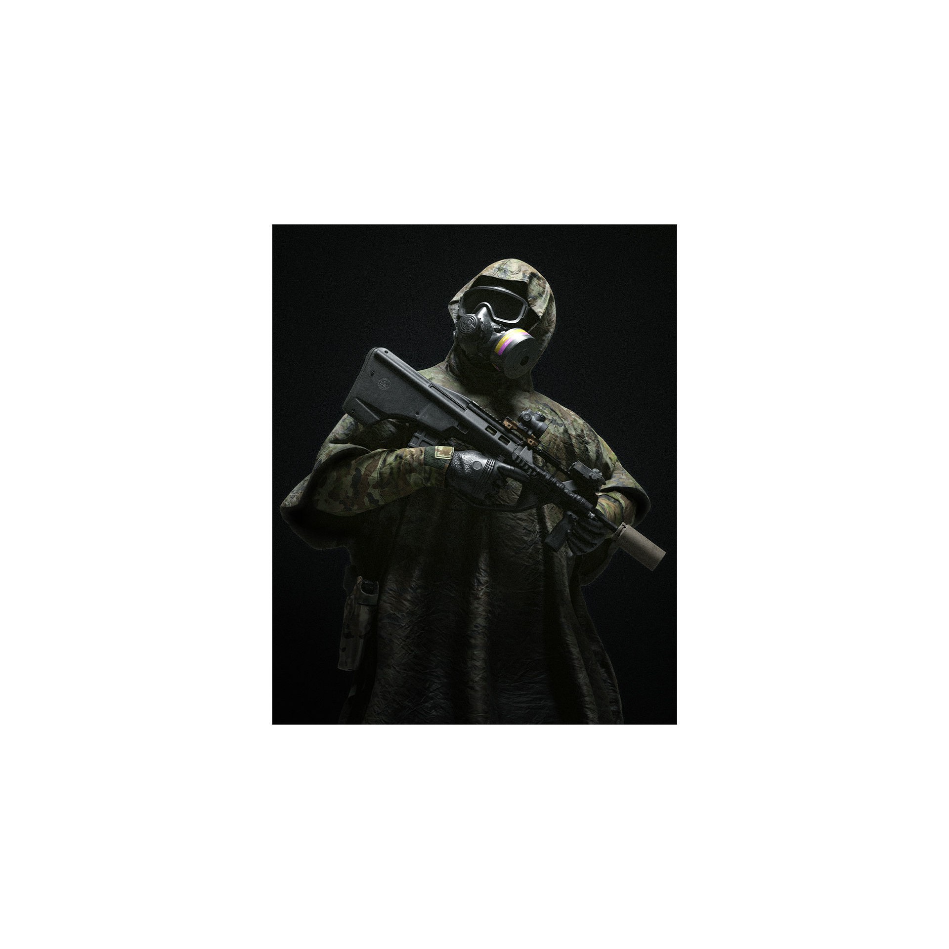 Valhalla Poncho - Low-Poly Game-Ready 3D Model - View 4