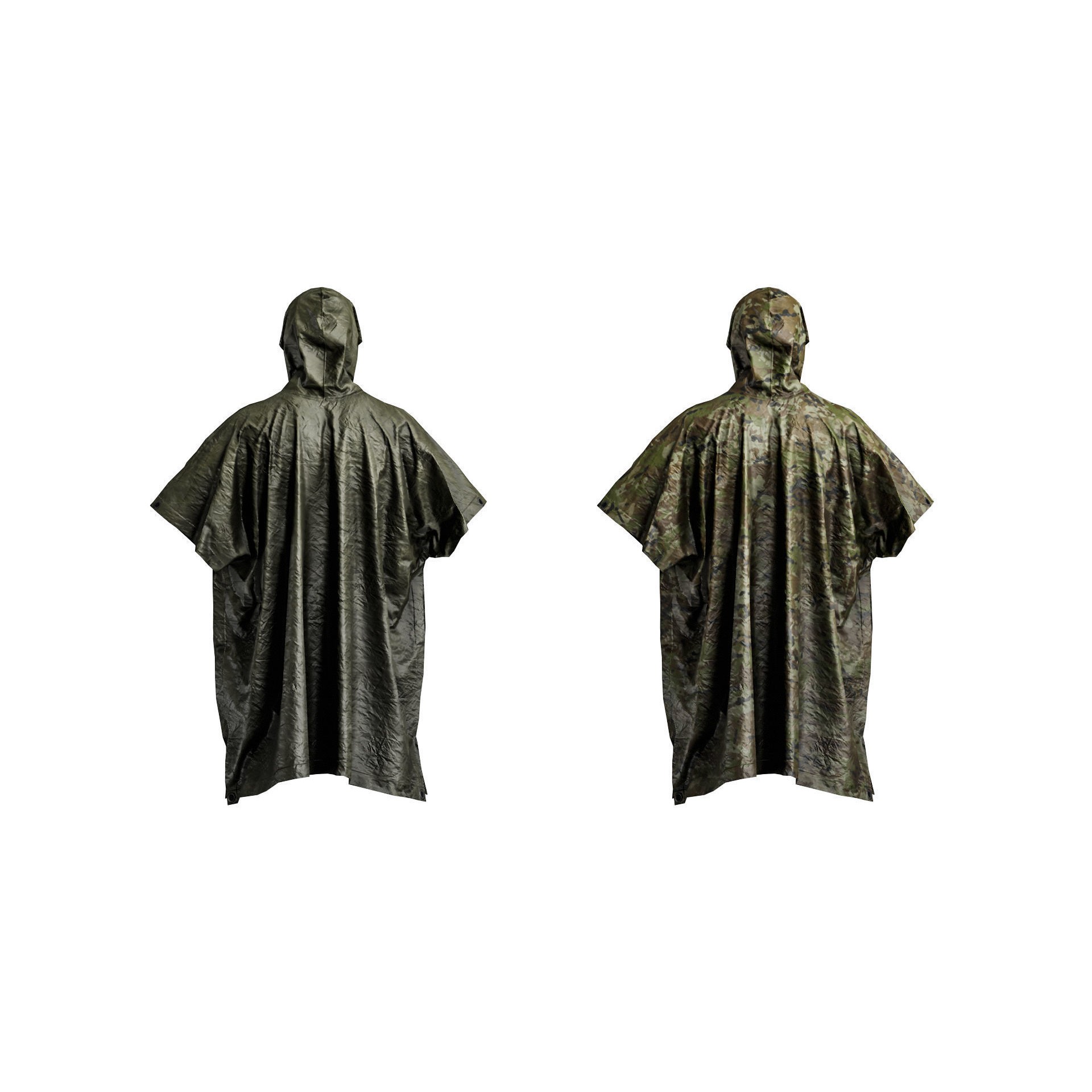 Valhalla Poncho - Low-Poly Game-Ready 3D Model - View 5