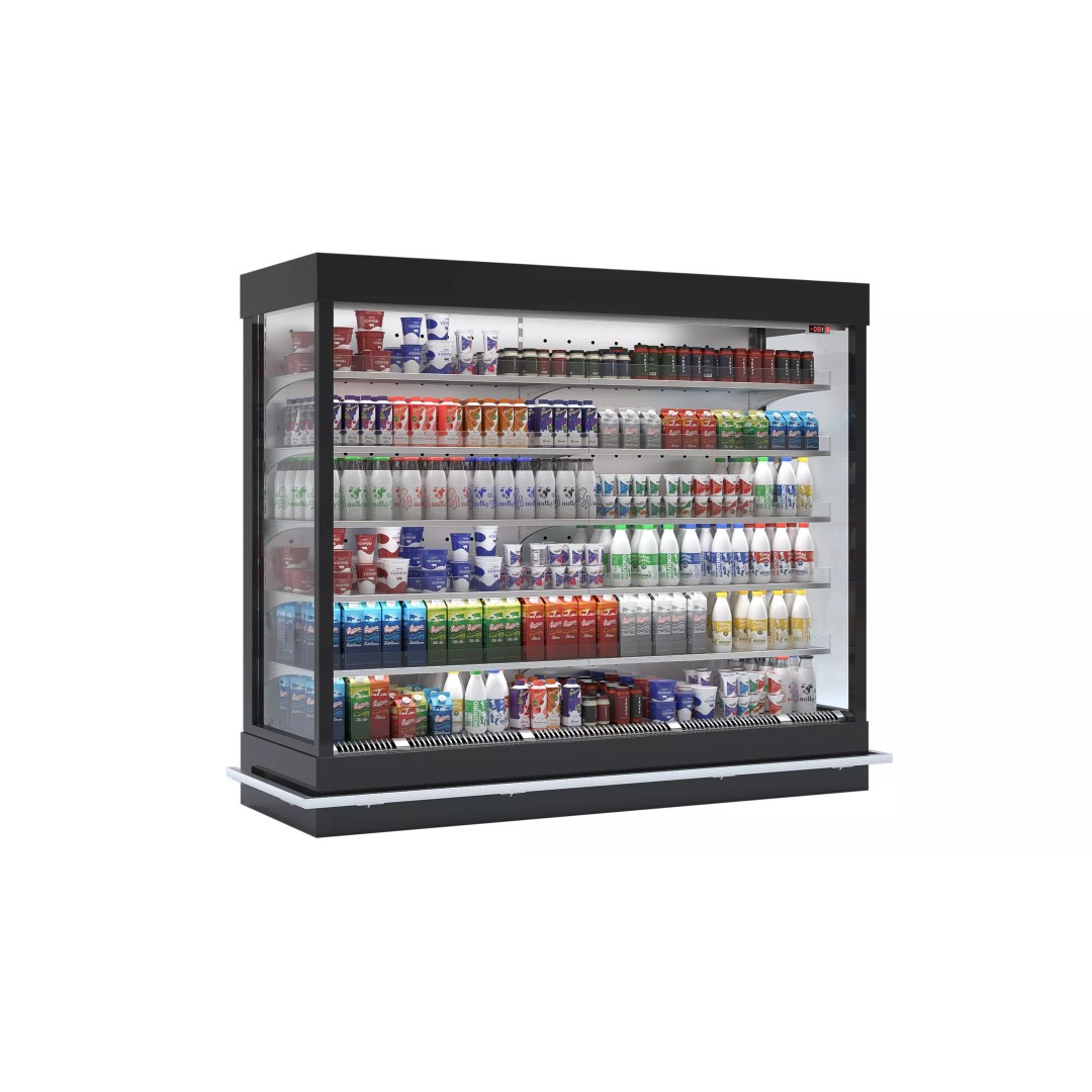 Dairy Products Rack 3D Model – Low Poly Showcase Asset, FBX, OBJ - View 2