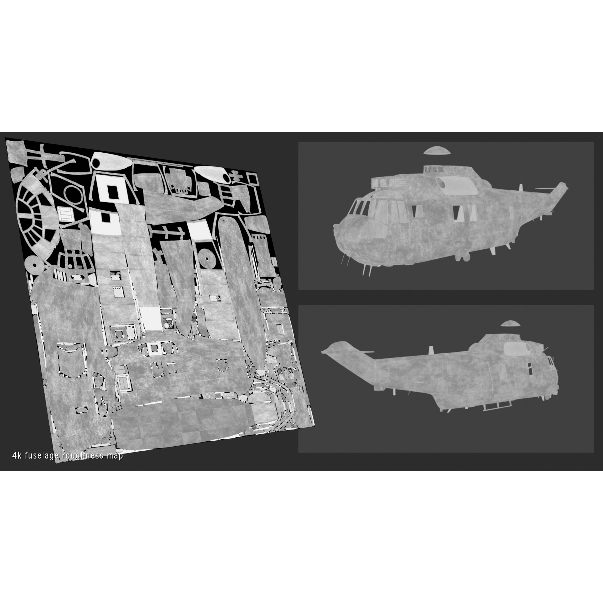 Westland Sea King HC4 - Game-Ready 3D Model - View 27