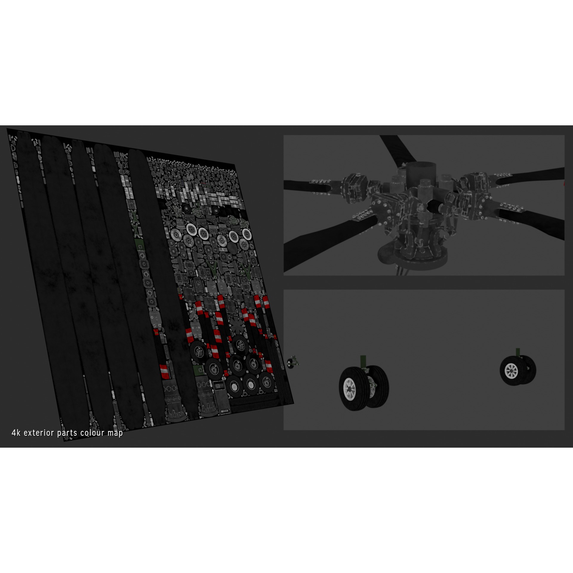 Westland Sea King HC4 - Game-Ready 3D Model - View 30