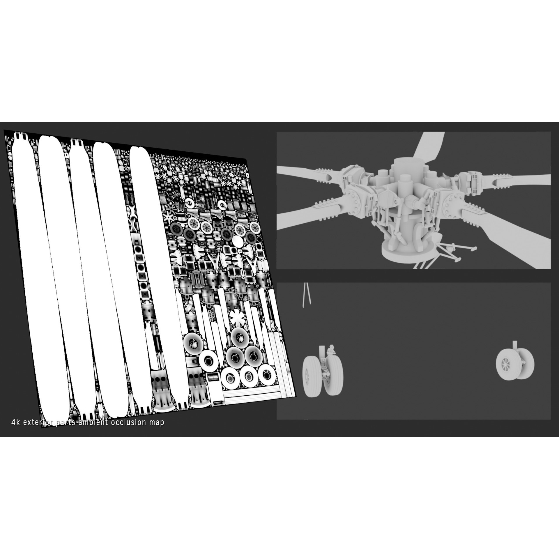 Westland Sea King HC4 - Game-Ready 3D Model - View 34