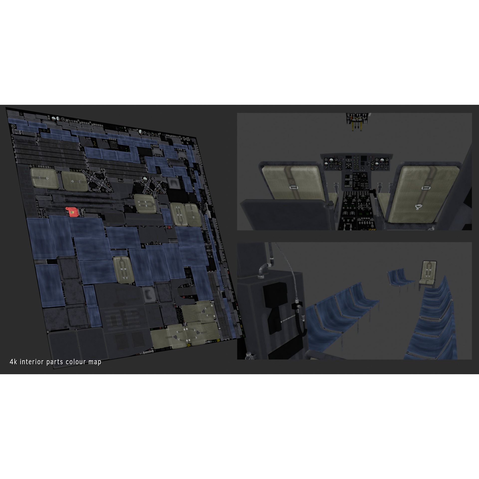 Westland Sea King HC4 - Game-Ready 3D Model - View 35