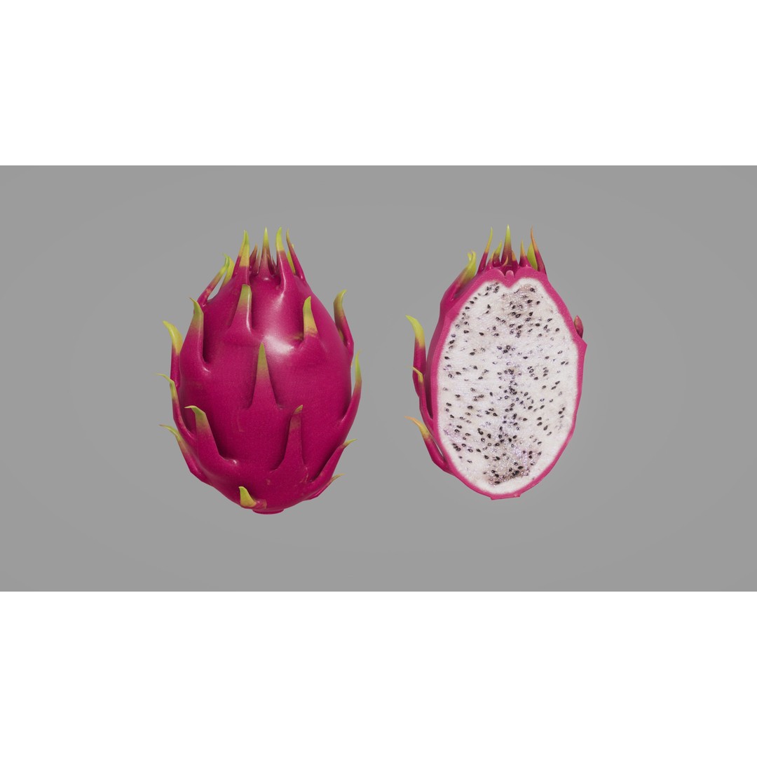 Fruits 3D Model – Low Poly Game Asset with PBR Textures, FBX - View 10