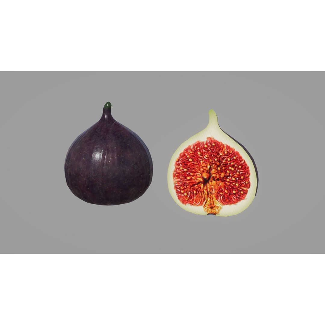 Fruits 3D Model – Low Poly Game Asset with PBR Textures, FBX - View 11