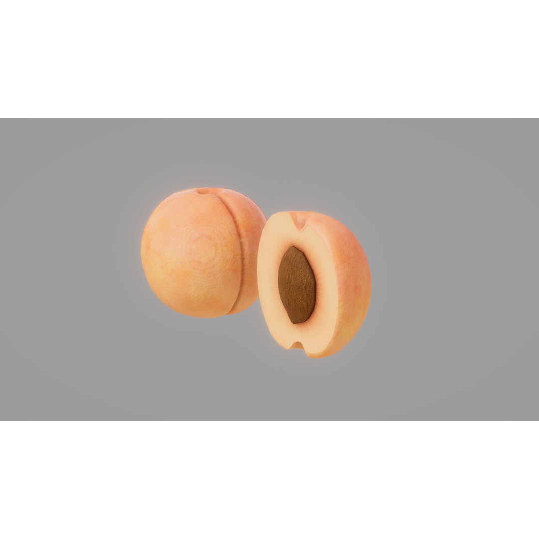 Fruits 3D Model – Low Poly Game Asset with PBR Textures, FBX - View 12