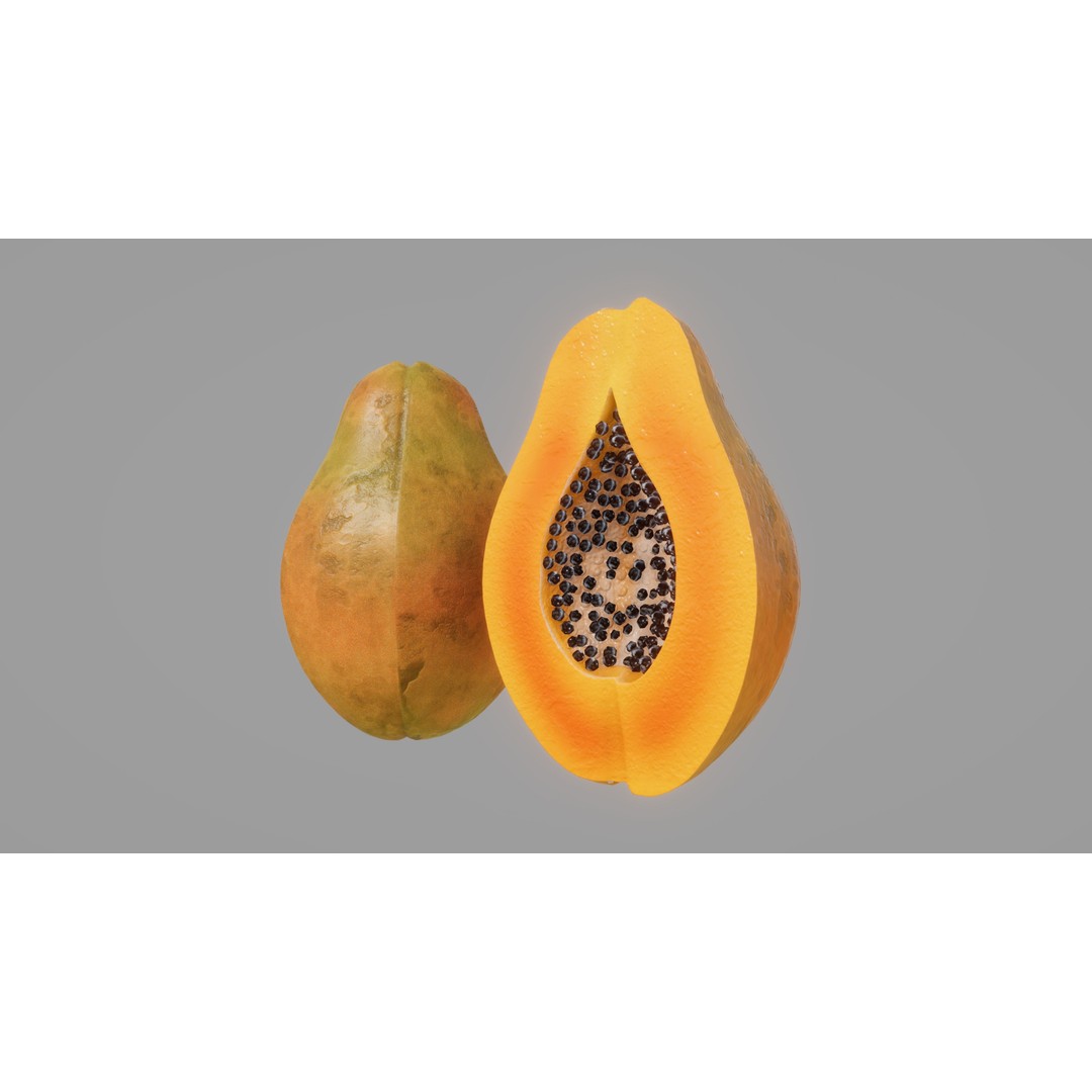 Fruits 3D Model – Low Poly Game Asset with PBR Textures, FBX - View 7