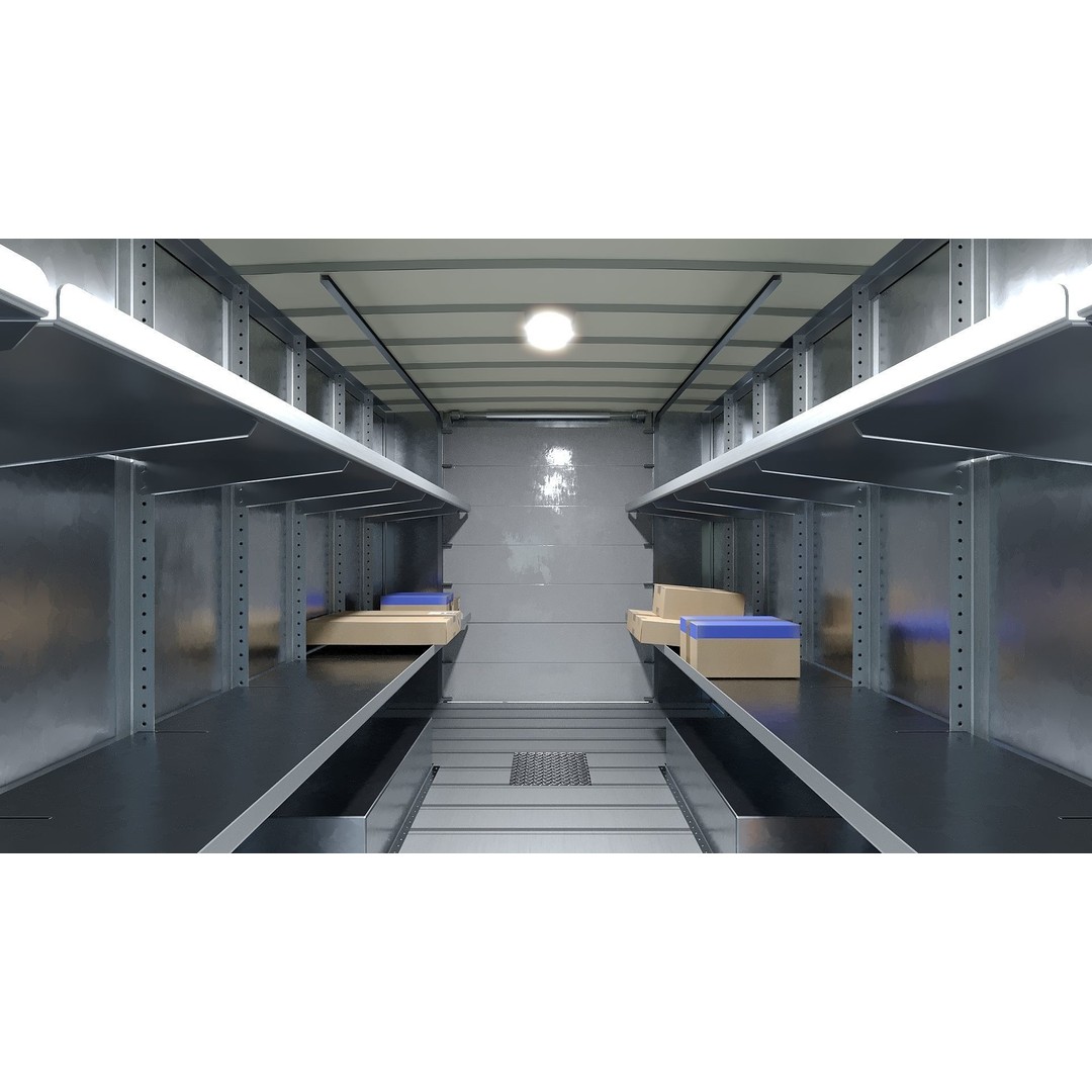 Freightliner Step Van 3D Model – Low Poly Game Ready Truck, PBR Textures - View 22