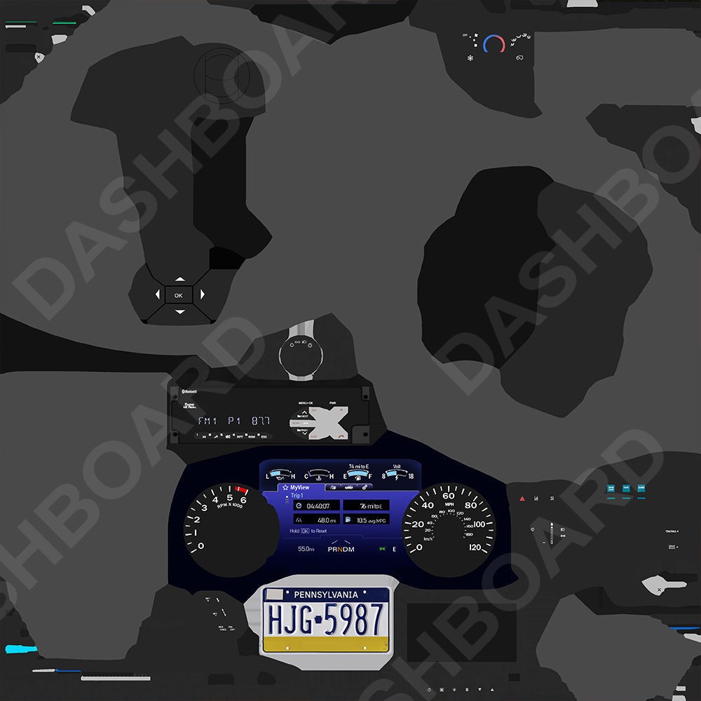 Freightliner Step Van 3D Model – Low Poly Game Ready Truck, PBR Textures - View 59