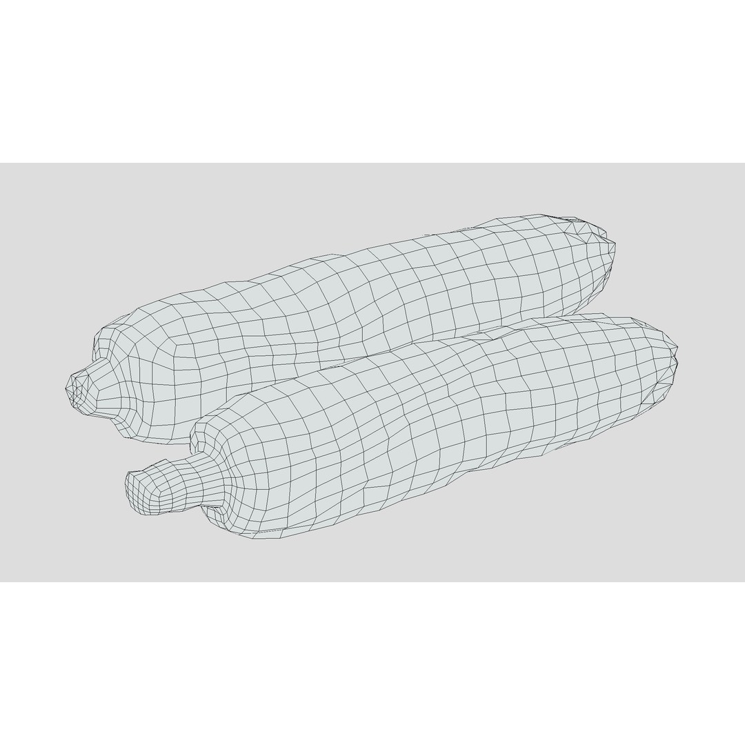 Corn 3D Model – Low Poly Game Asset, PBR Textures, FBX & OBJ - View 3