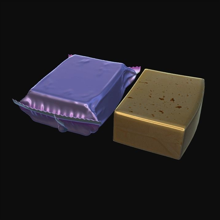 Piece of Cheese 3D Model – Photorealistic Food Asset, FBX, Blender - View 10
