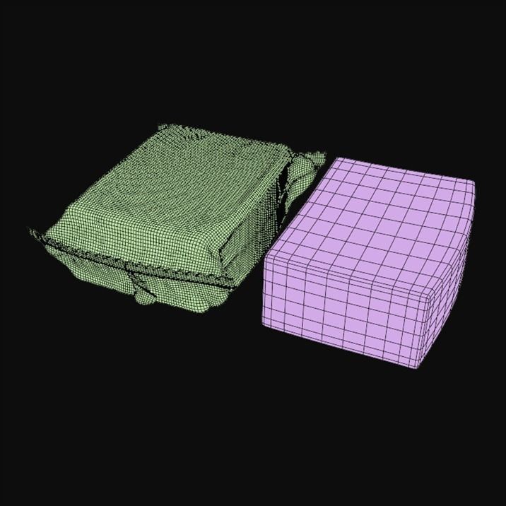 Piece of Cheese 3D Model – Photorealistic Food Asset, FBX, Blender - View 12