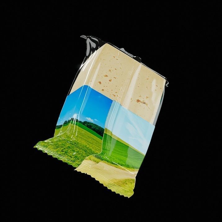 Piece of Cheese 3D Model – Photorealistic Food Asset, FBX, Blender - View 7