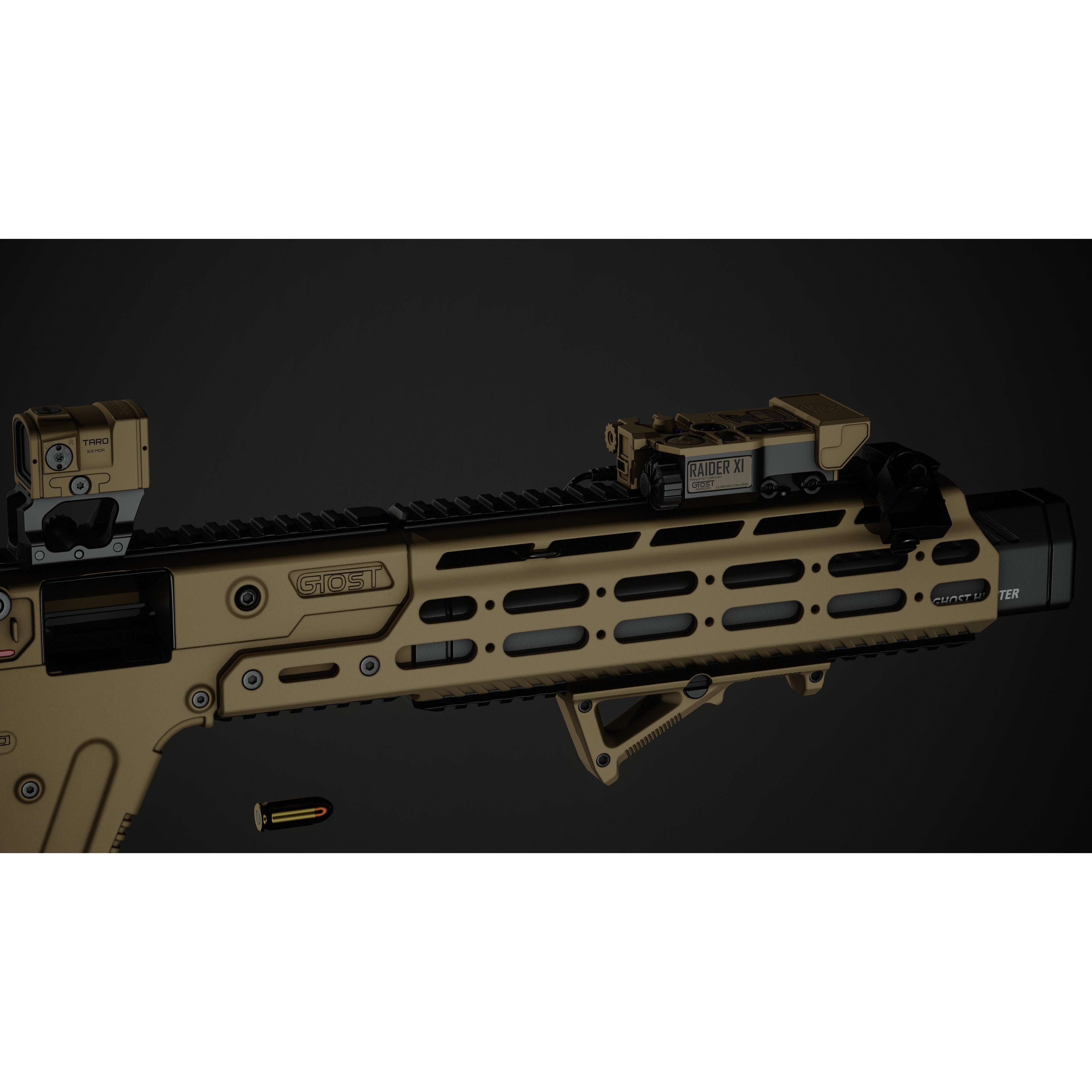 KRISS Vector - Low-Poly Game-Ready 3D Model - View 8