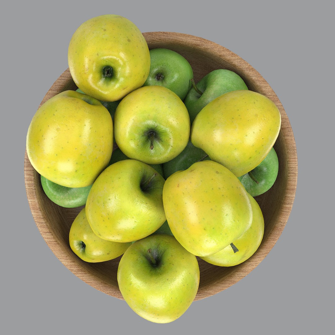 Bowls of Fruits Collection 03 3D Model – High Poly PBR Assets, OBJ/3ds Max - View 11