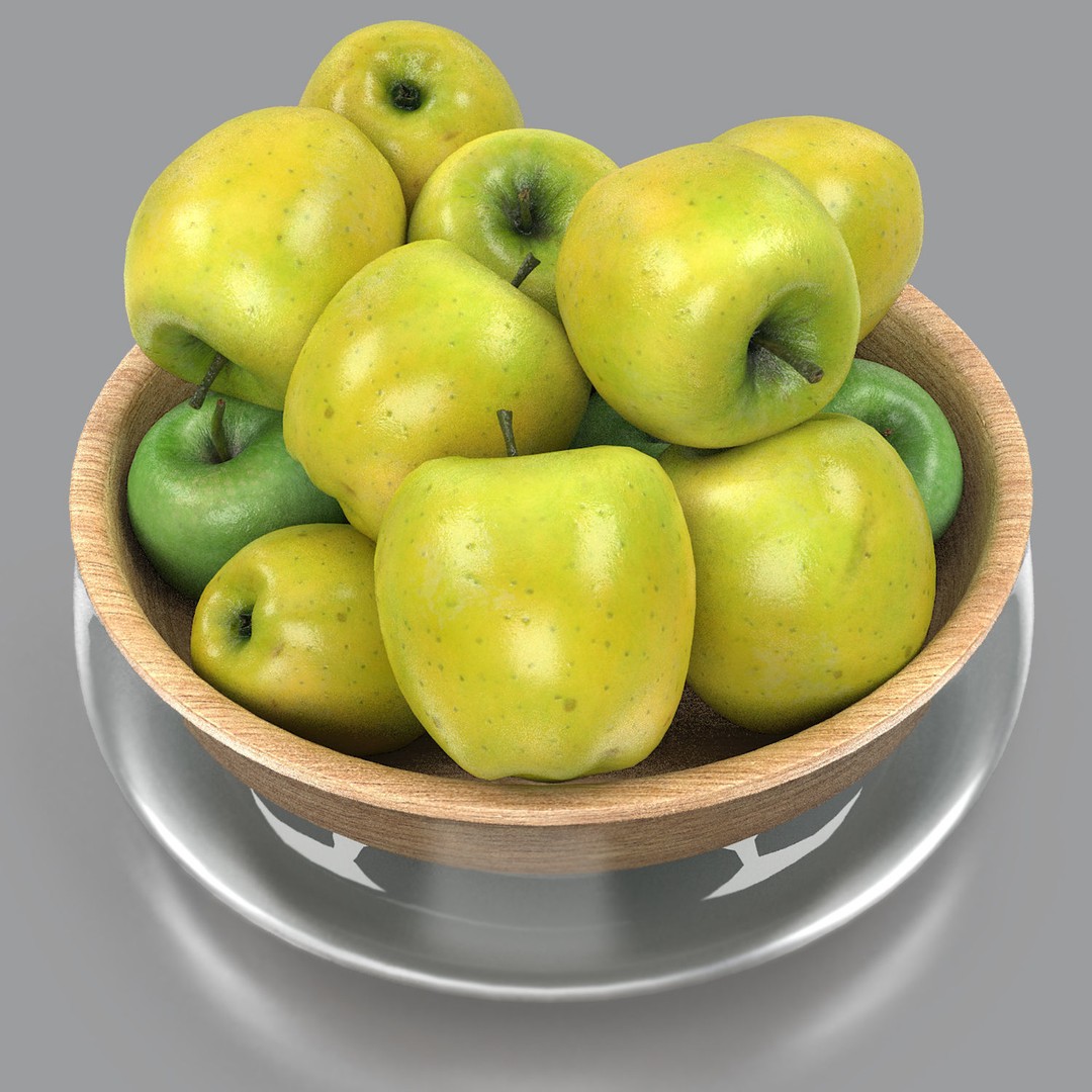 Bowls of Fruits Collection 03 3D Model – High Poly PBR Assets, OBJ/3ds Max - View 18