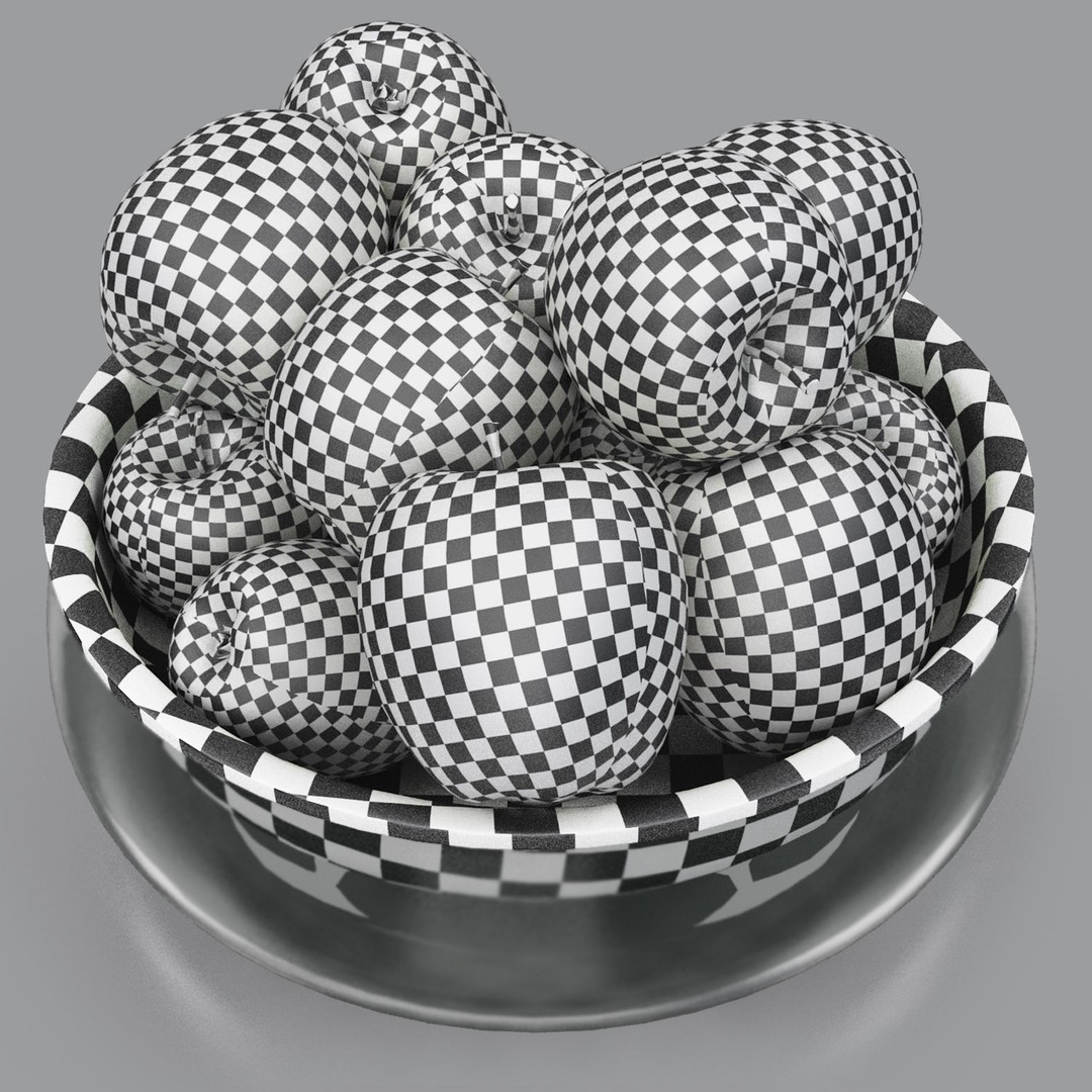 Bowls of Fruits Collection 03 3D Model – High Poly PBR Assets, OBJ/3ds Max - View 21