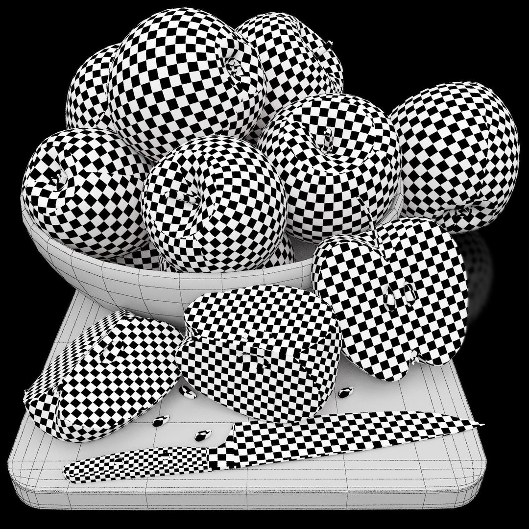 Bowls of Fruits Collection 03 3D Model – High Poly PBR Assets, OBJ/3ds Max - View 23