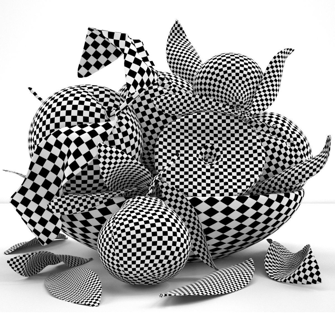 Bowls of Fruits Collection 03 3D Model – High Poly PBR Assets, OBJ/3ds Max - View 38