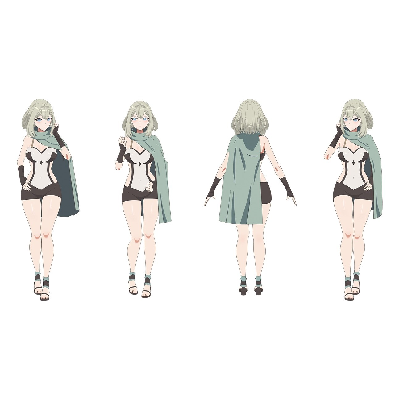 Fantasy RPG Anime Girls - Low-Poly Game-Ready 3D Model - View 14