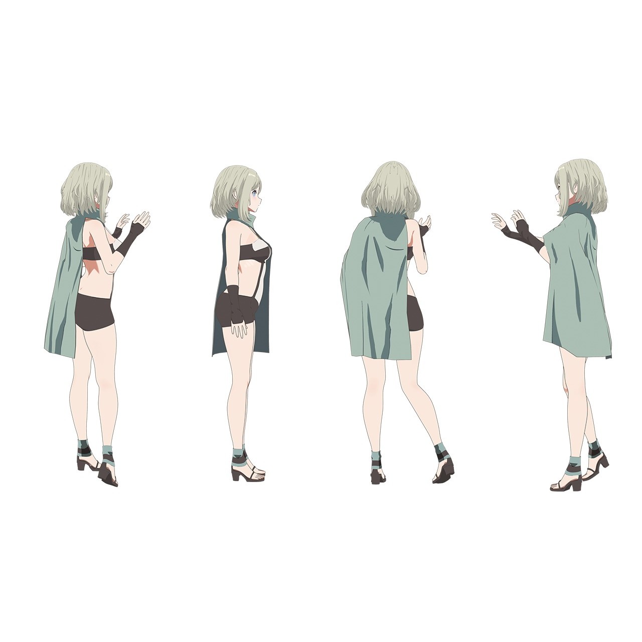 Fantasy RPG Anime Girls - Low-Poly Game-Ready 3D Model - View 15