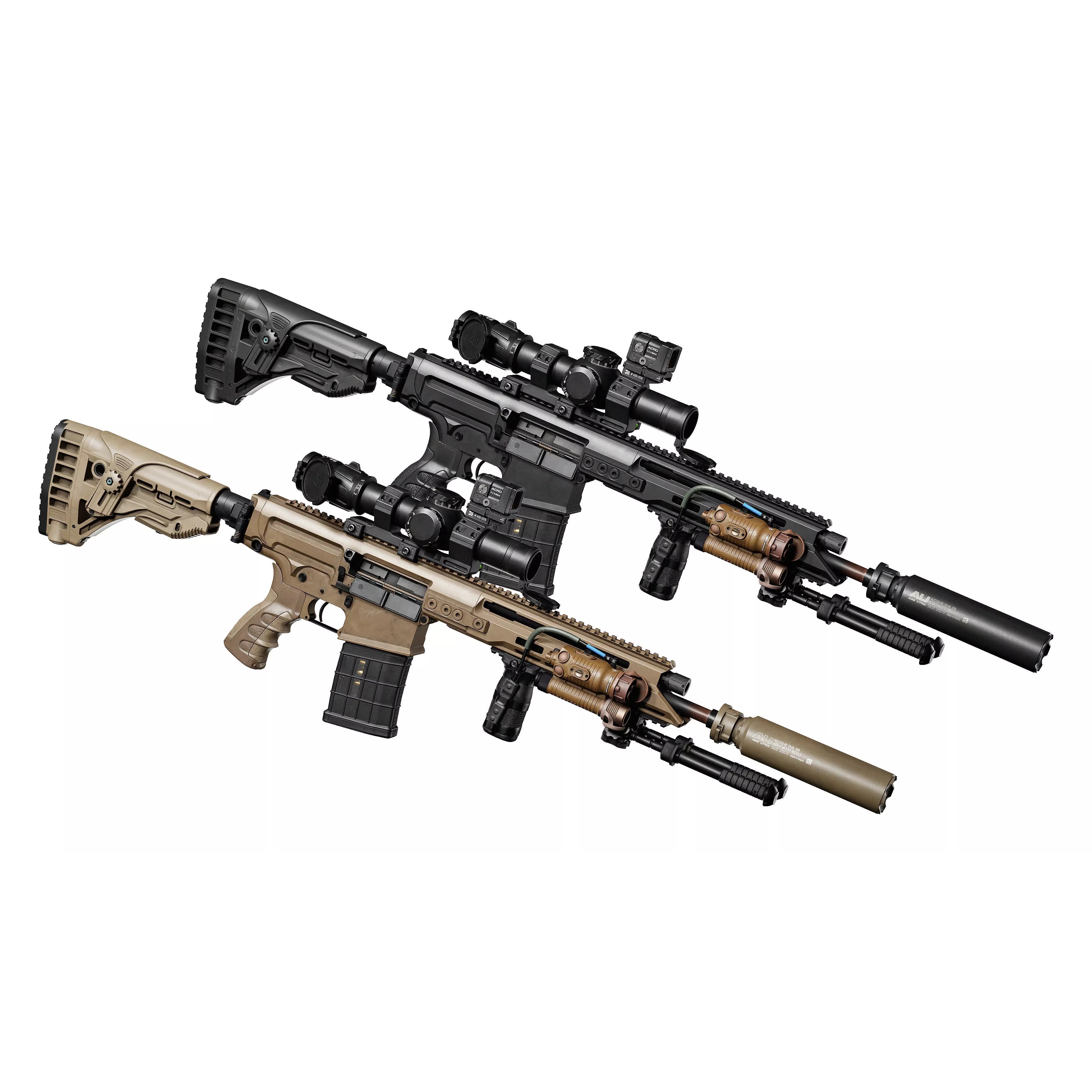 STEYR ARMS DMR 762 Rifle - Low-Poly Game-Ready 3D Model - View 2