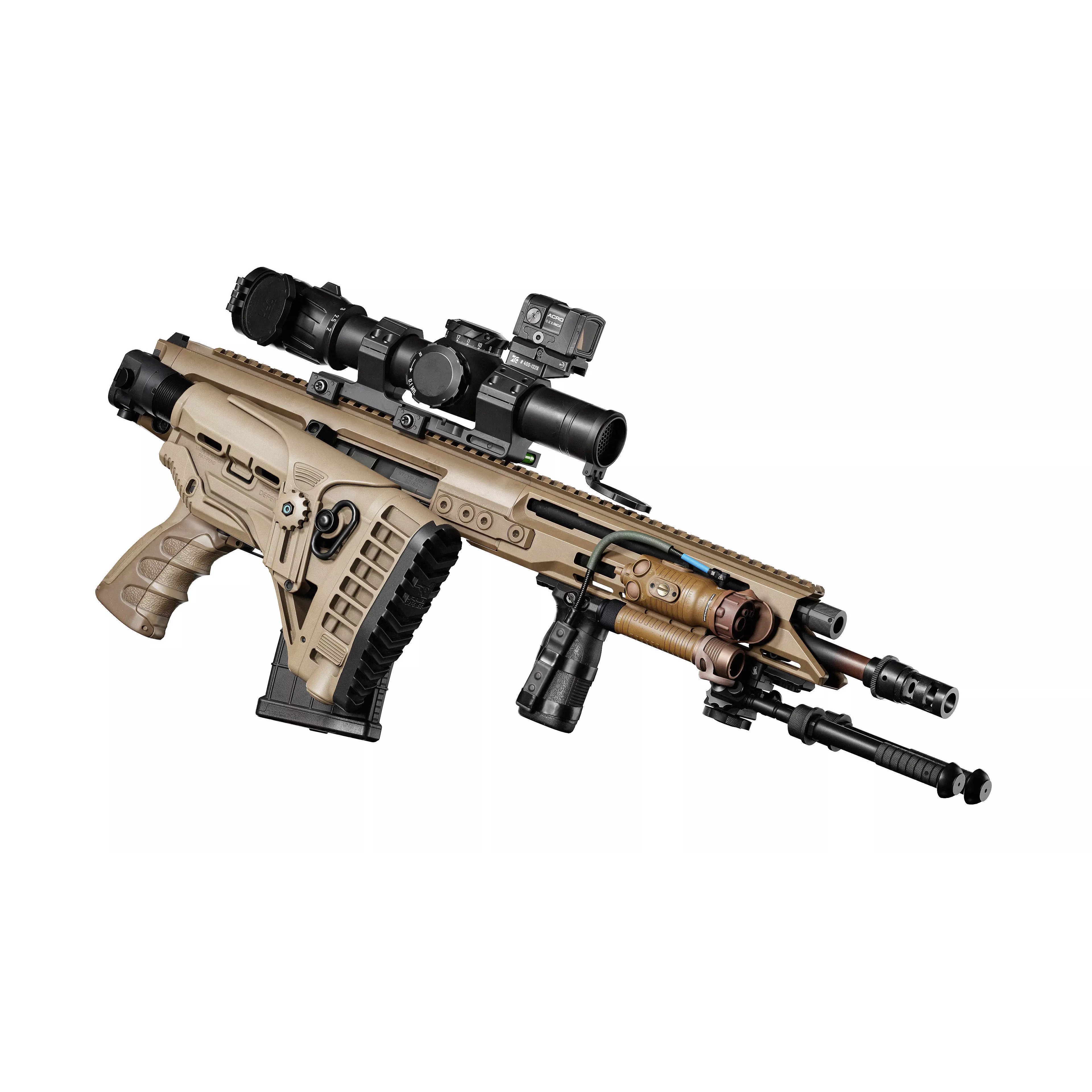 STEYR ARMS DMR 762 Rifle - Low-Poly Game-Ready 3D Model - View 3