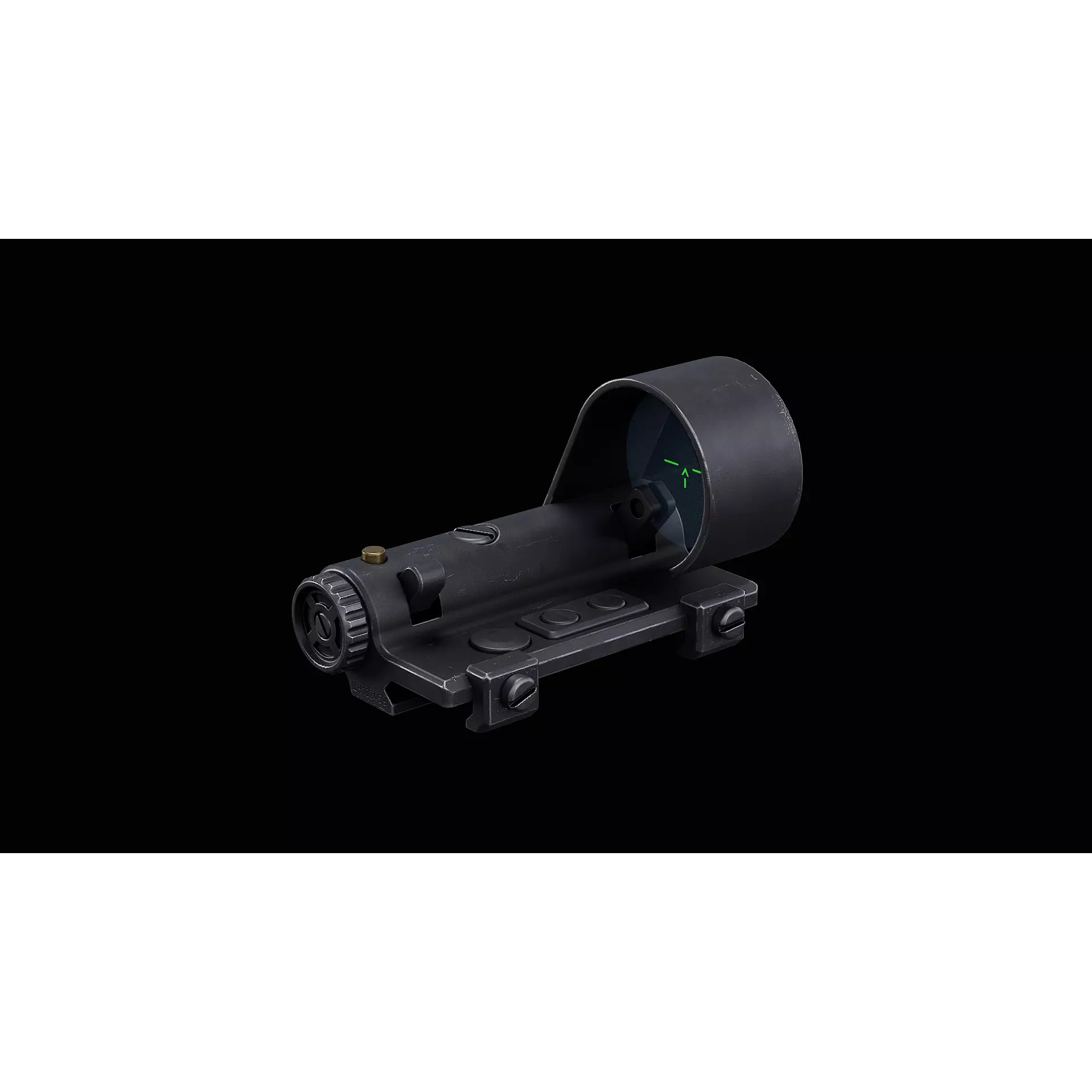 Shpak-1M Red Dot Sight - Low-Poly Game-Ready 3D Model - View 4