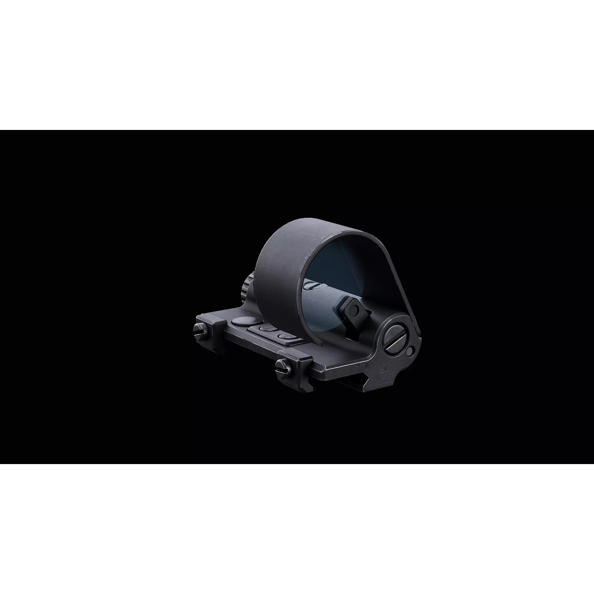 Shpak-1M Red Dot Sight - Low-Poly Game-Ready 3D Model - View 5