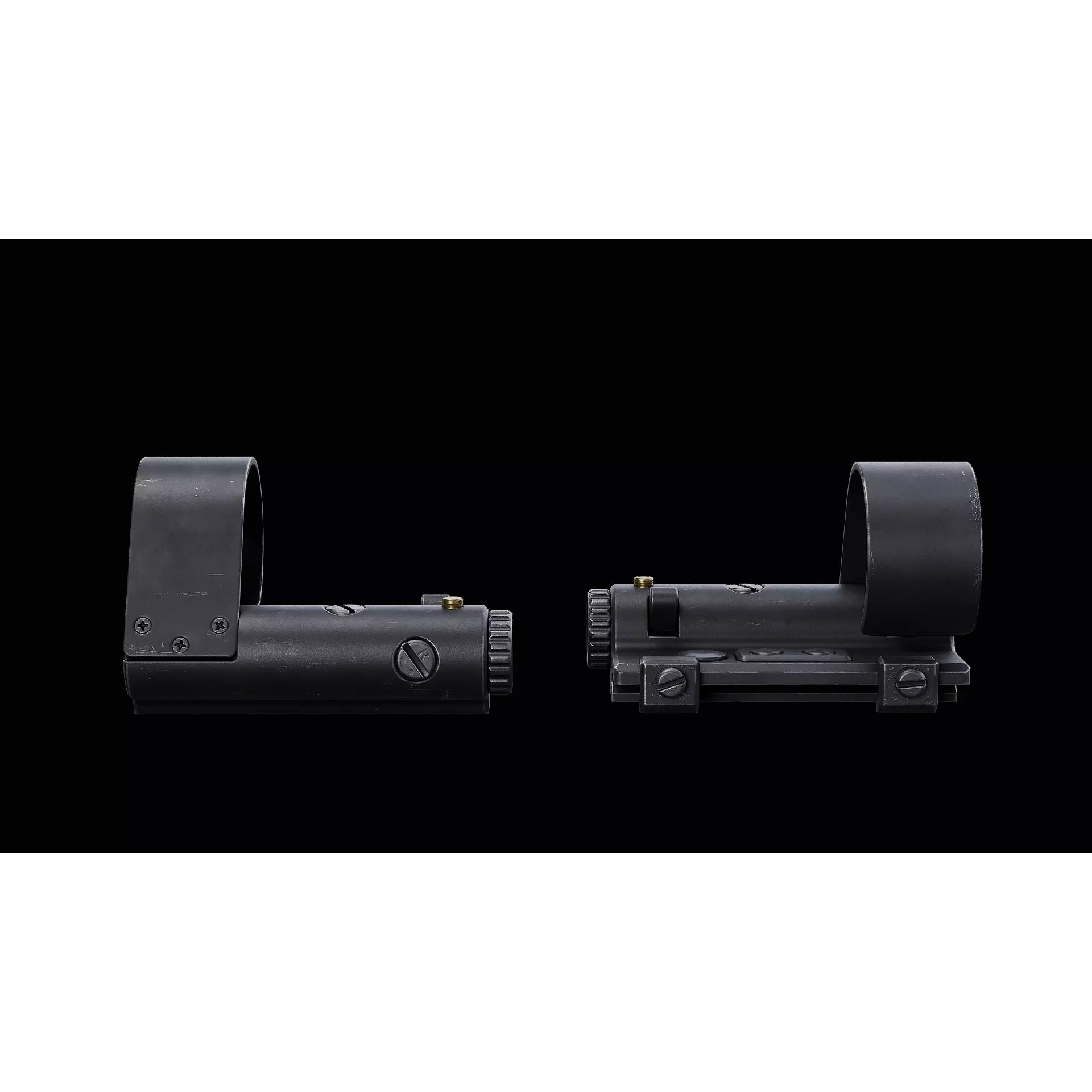 Shpak-1M Red Dot Sight - Low-Poly Game-Ready 3D Model - View 8