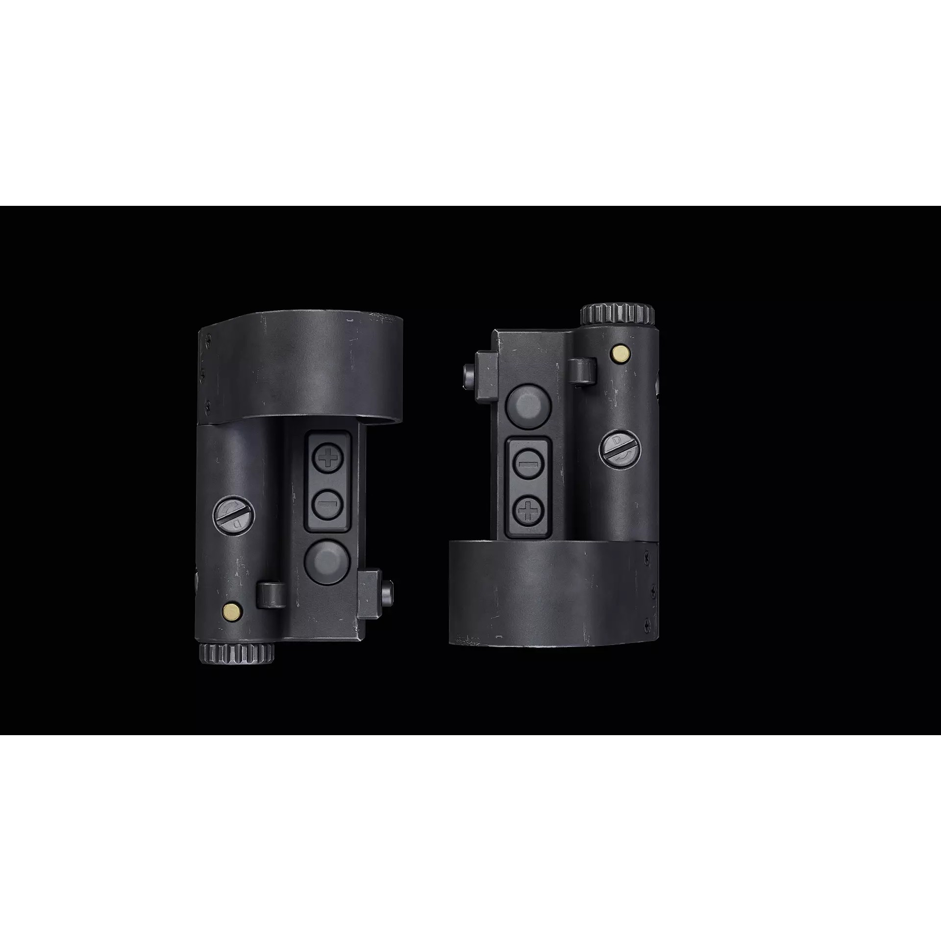 Shpak-1M Red Dot Sight - Low-Poly Game-Ready 3D Model - View 9