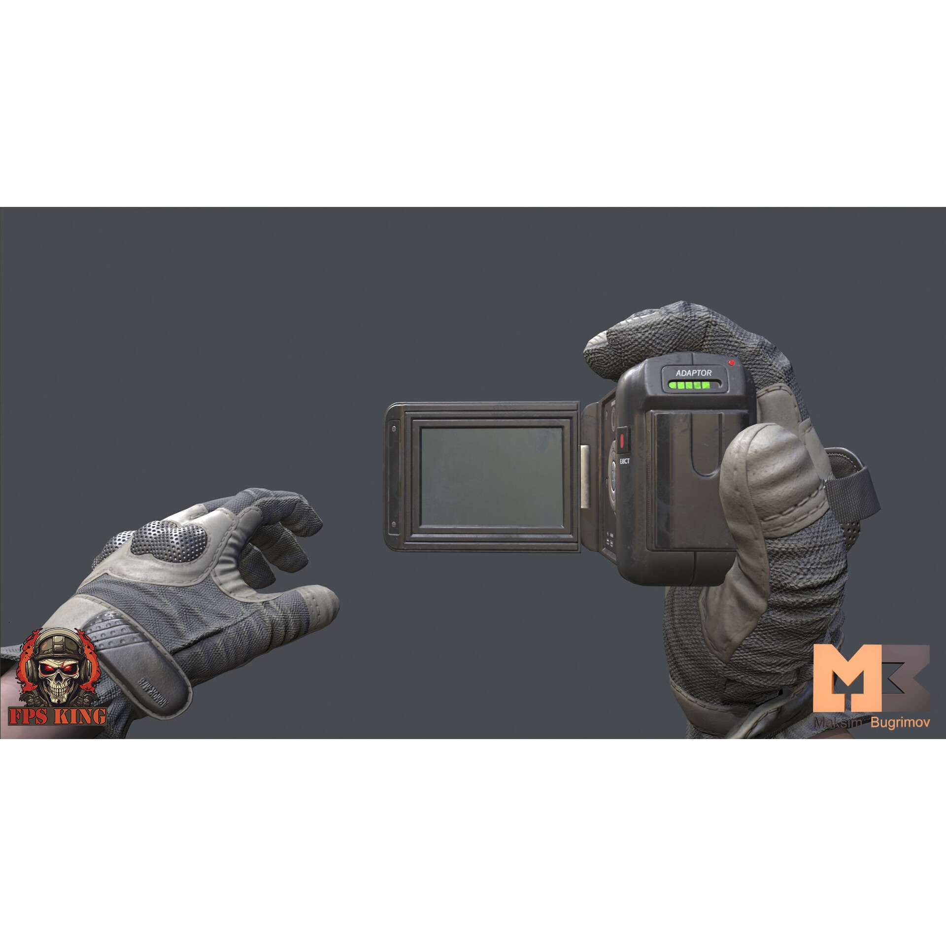 FPS Devices Animations - Low-Poly Game-Ready 3D Model - View 12