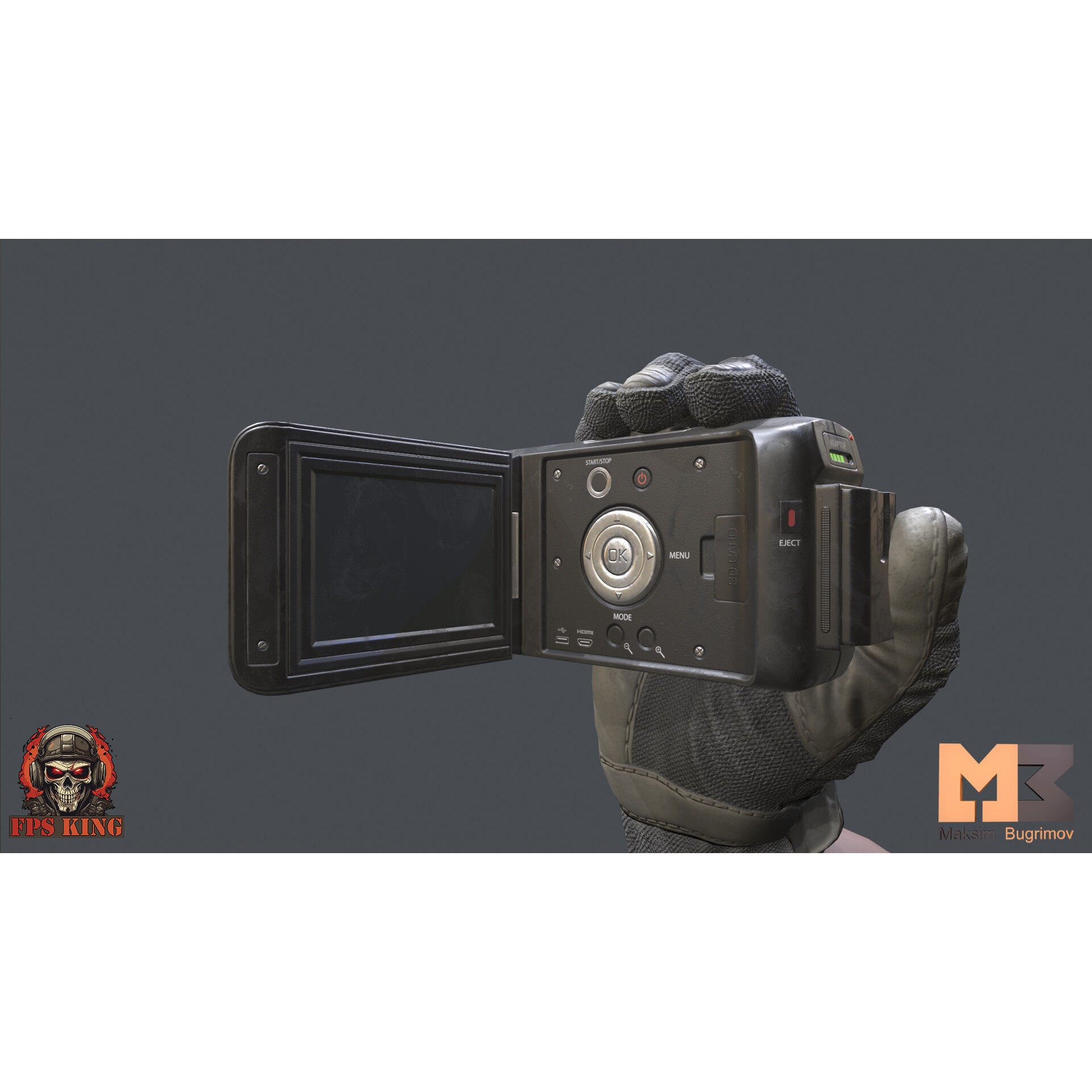 FPS Devices Animations - Low-Poly Game-Ready 3D Model - View 13