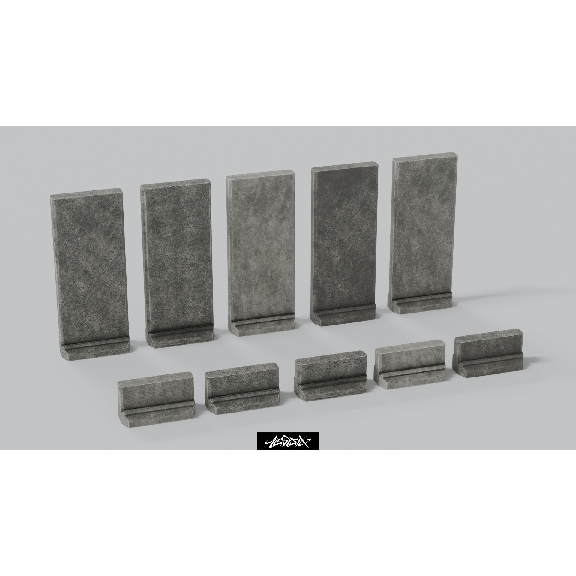 Military Base Kitbash Set - Game-Ready 3D Model - View 6