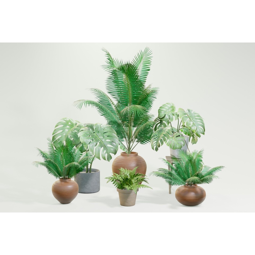 Plant Pack M03 3D Model – Low Poly PBR Vegetation for Unity and Unreal - View 6