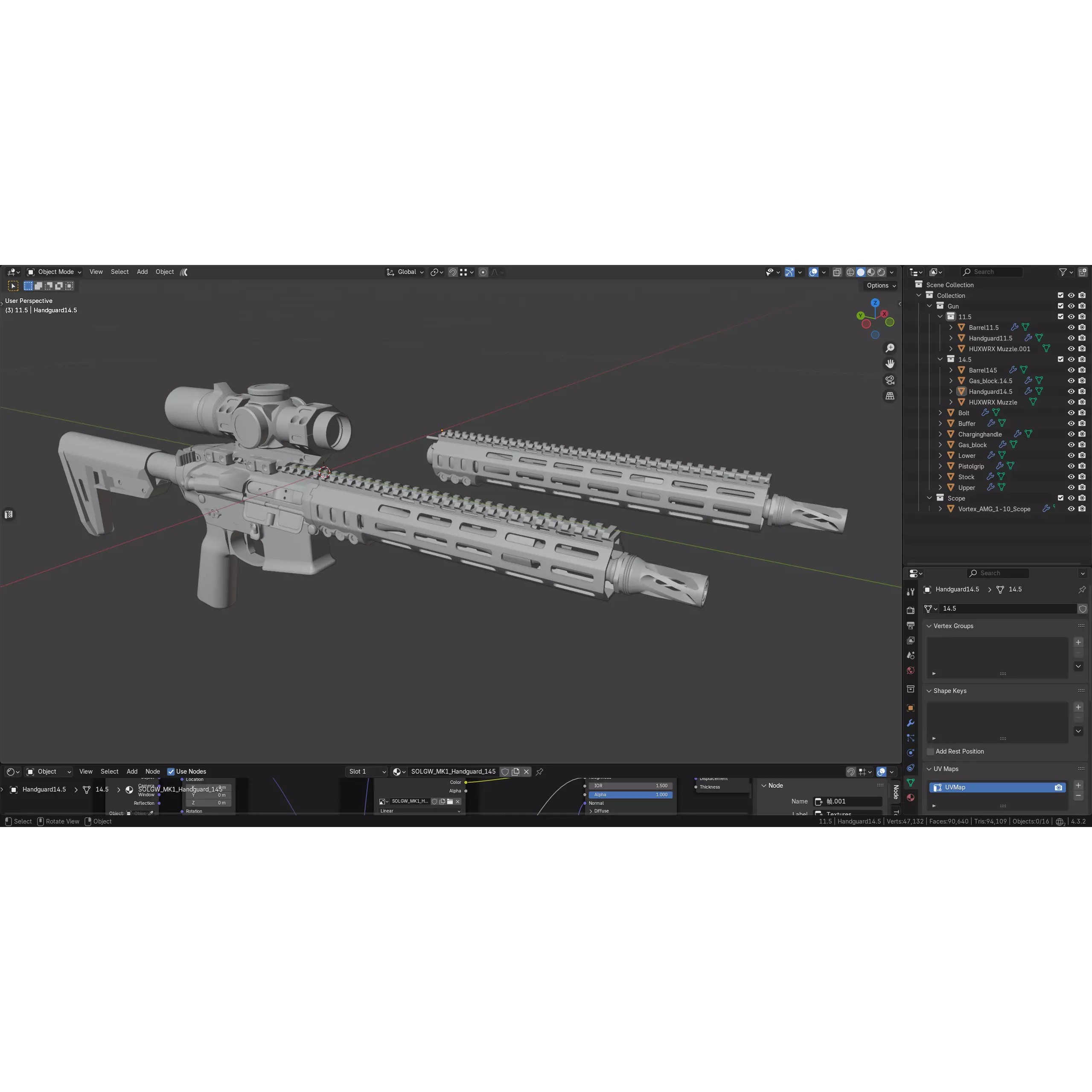 SOLGW MK1 - Low-Poly Game-Ready 3D Model