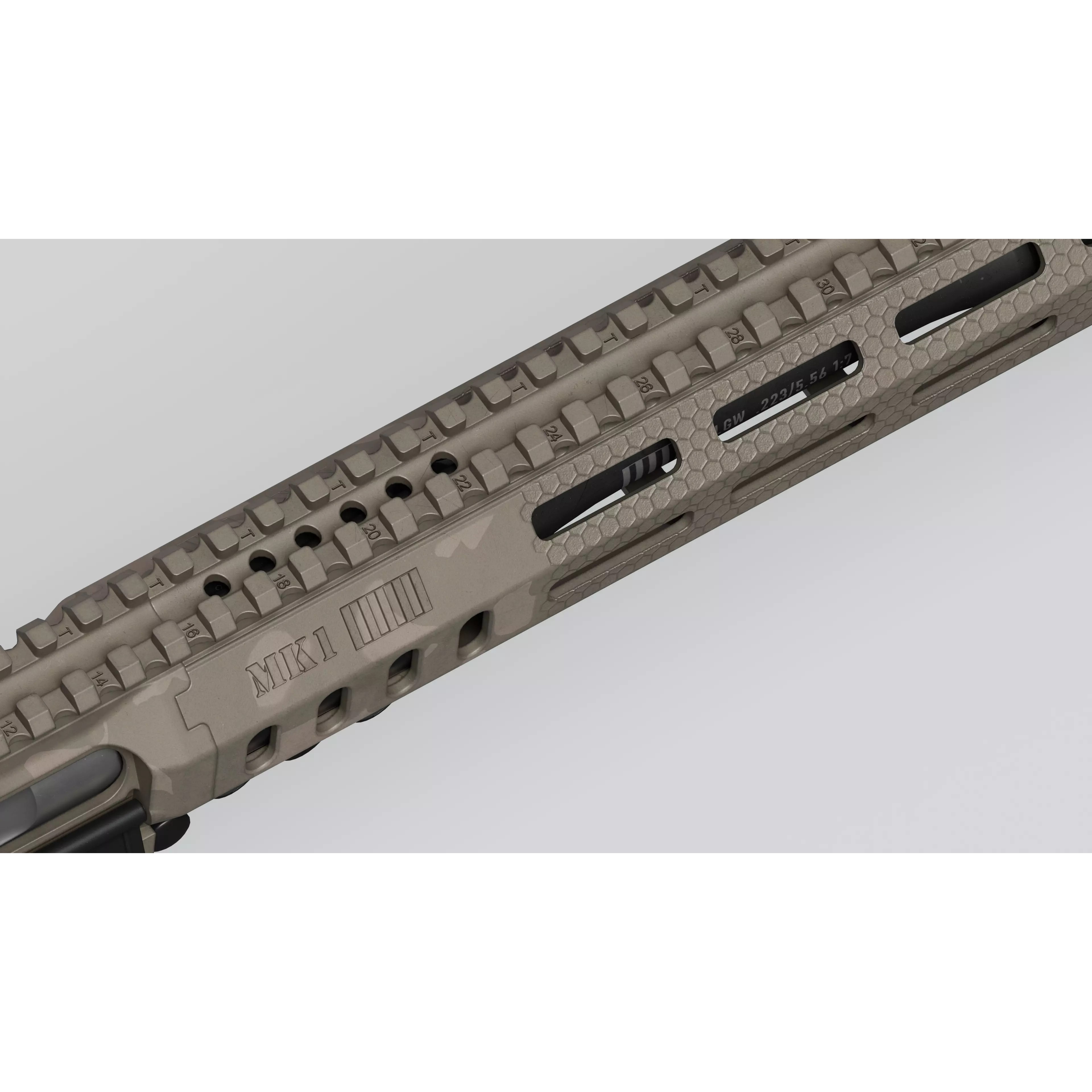 SOLGW MK1 - Low-Poly Game-Ready 3D Model - View 7