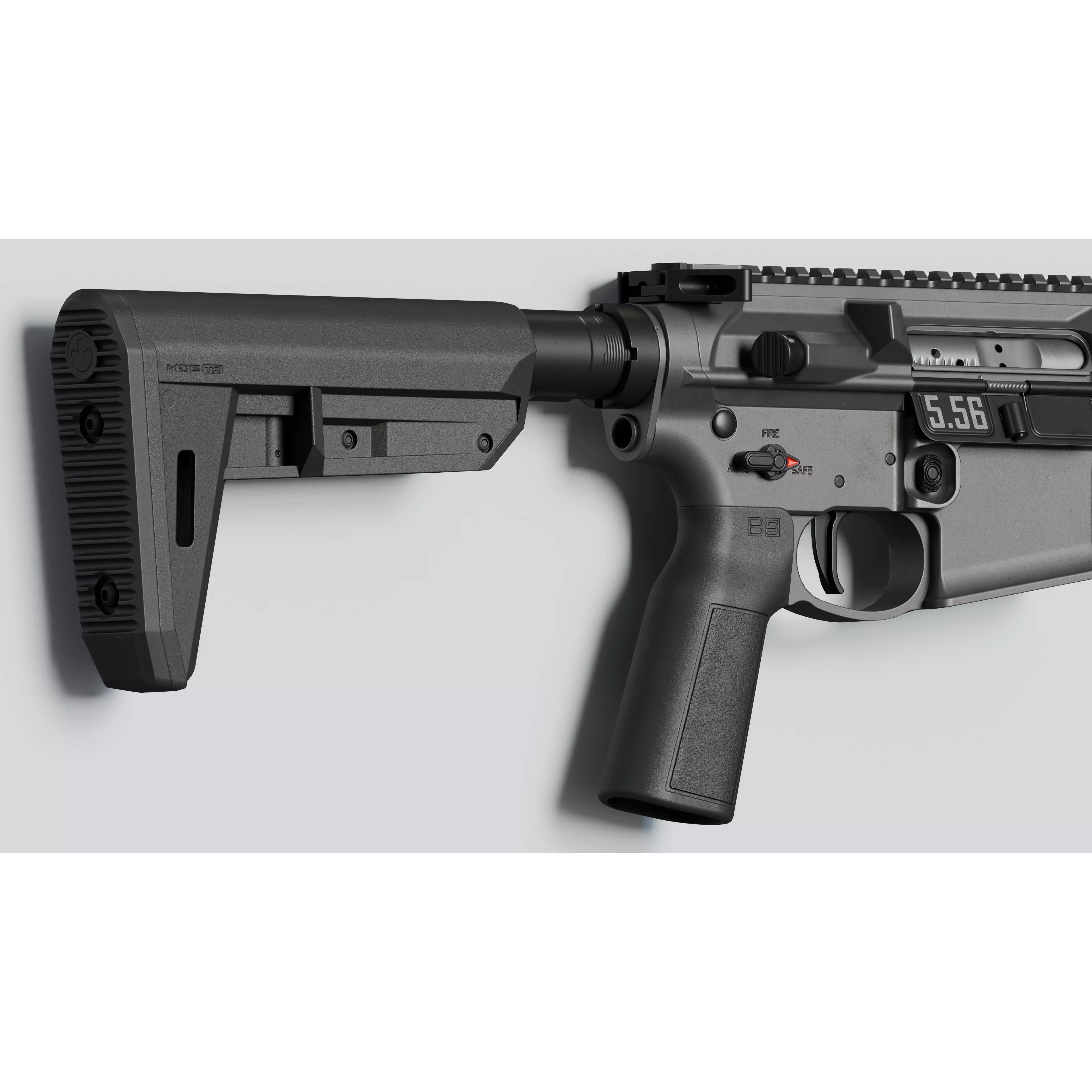 SOLGW MK1 - Low-Poly Game-Ready 3D Model - View 9